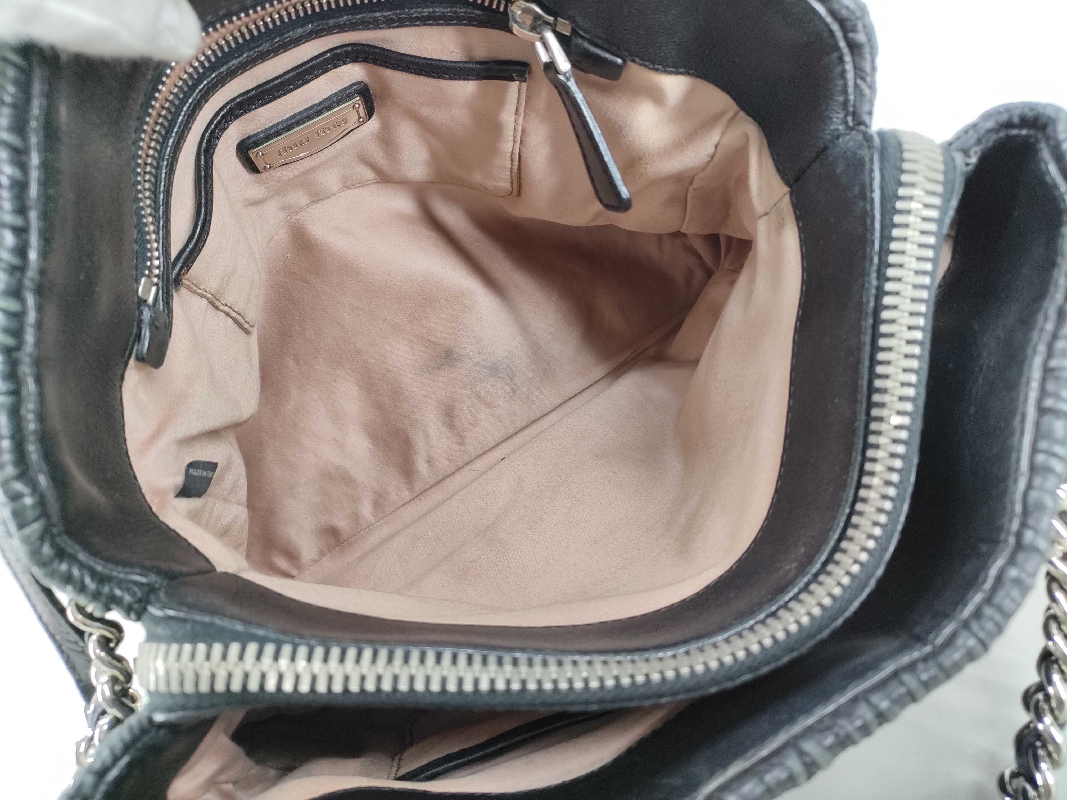 Leather Chain Shoulder Bag Tote Bag — view 9