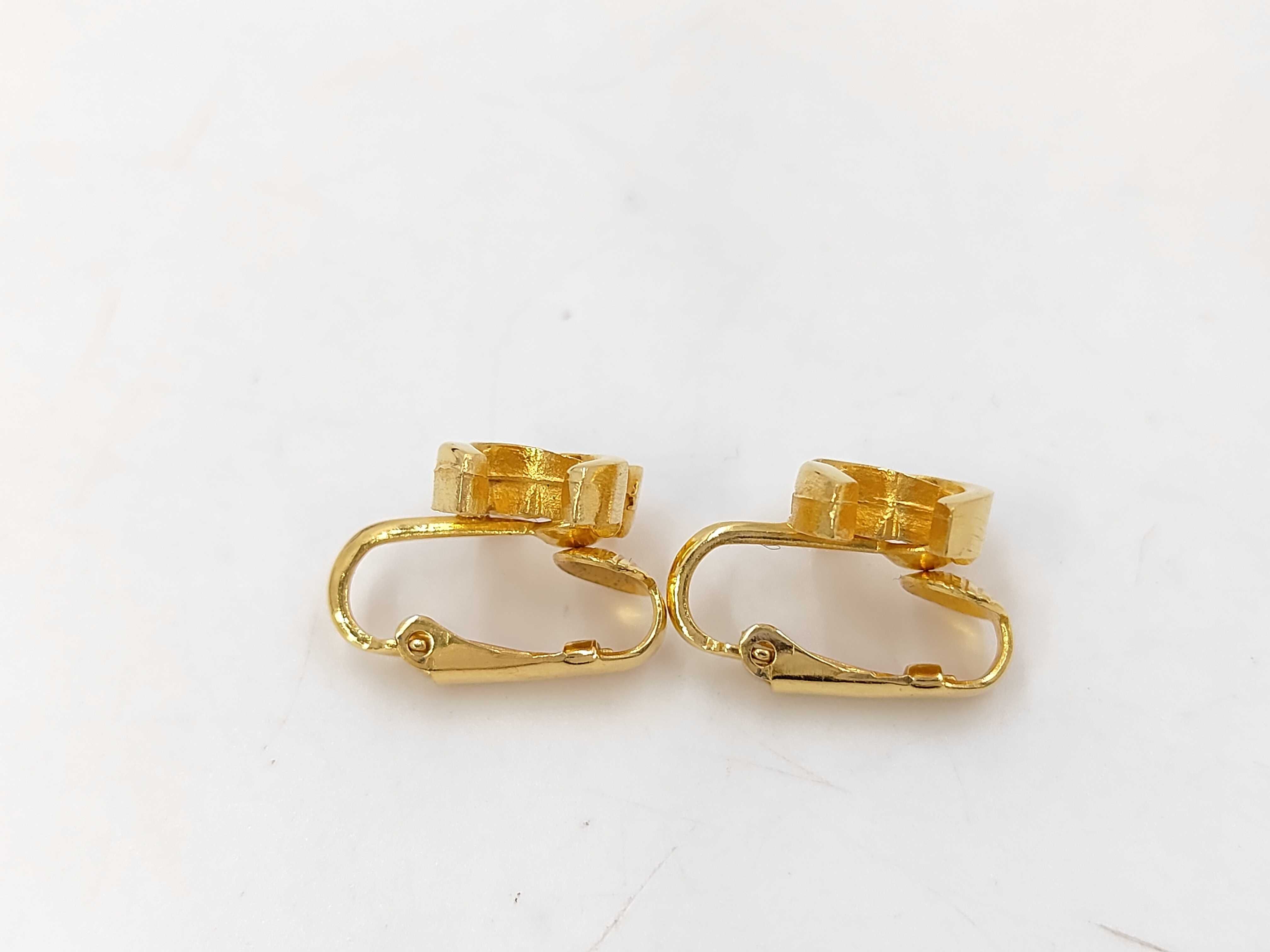 Coco Mark GP Gold Earrings (Includes box) — view 3
