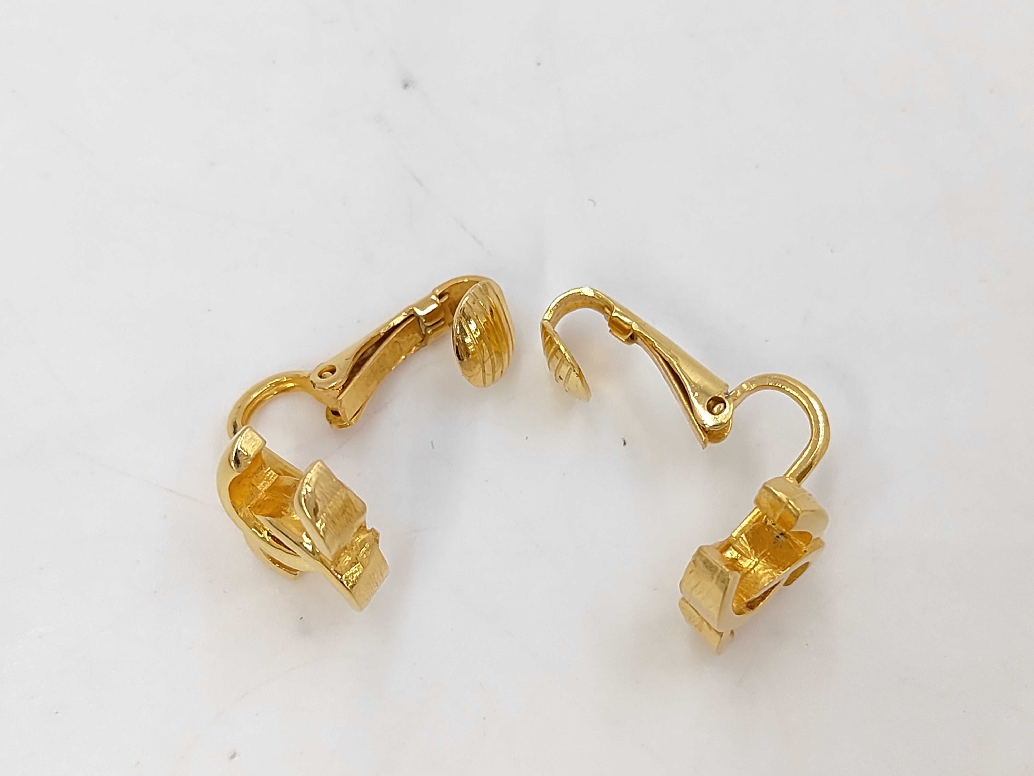 Coco Mark GP Gold Earrings (Includes box) — view 4