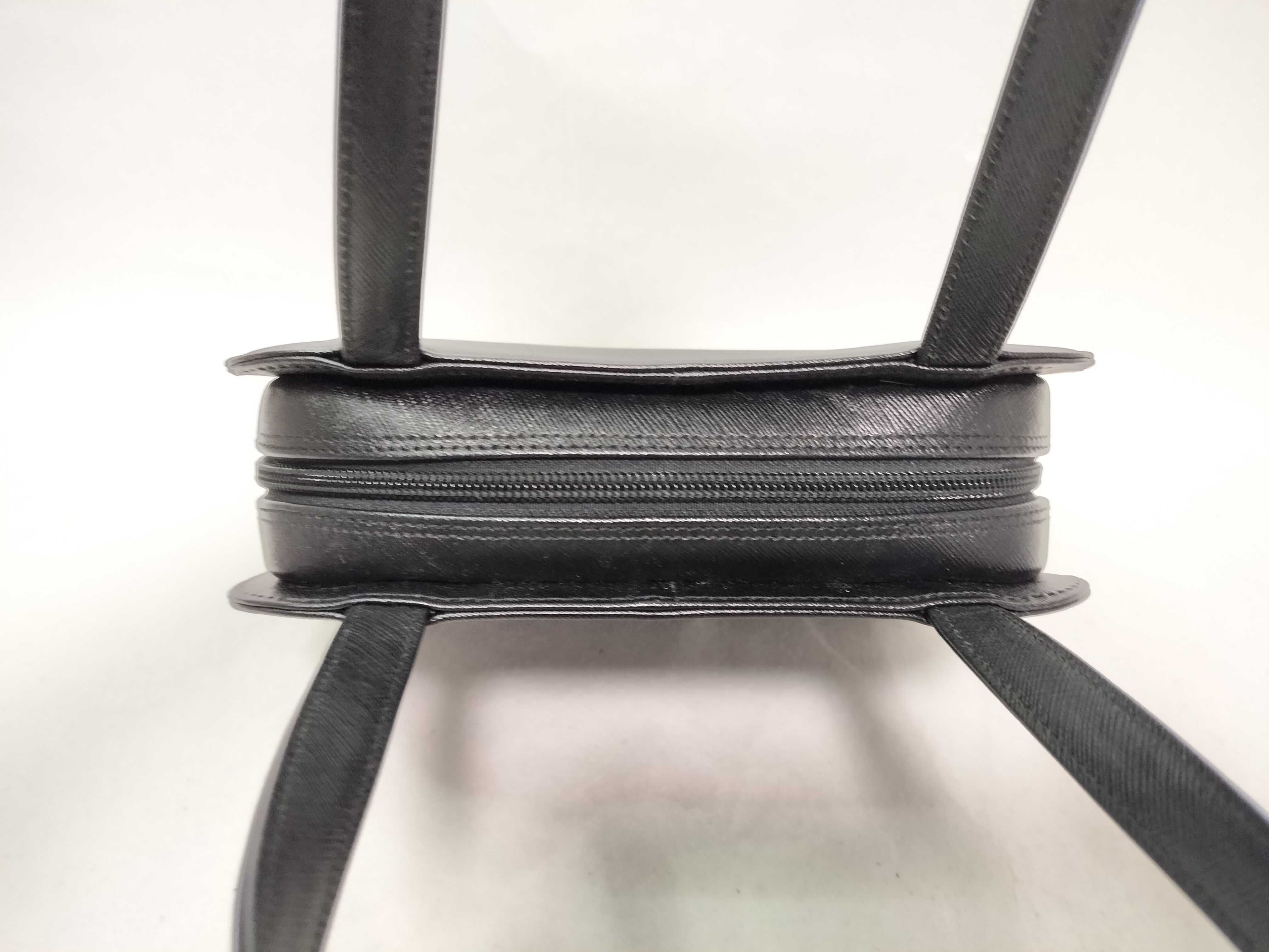 Leather Black Woven Handbag — view 14