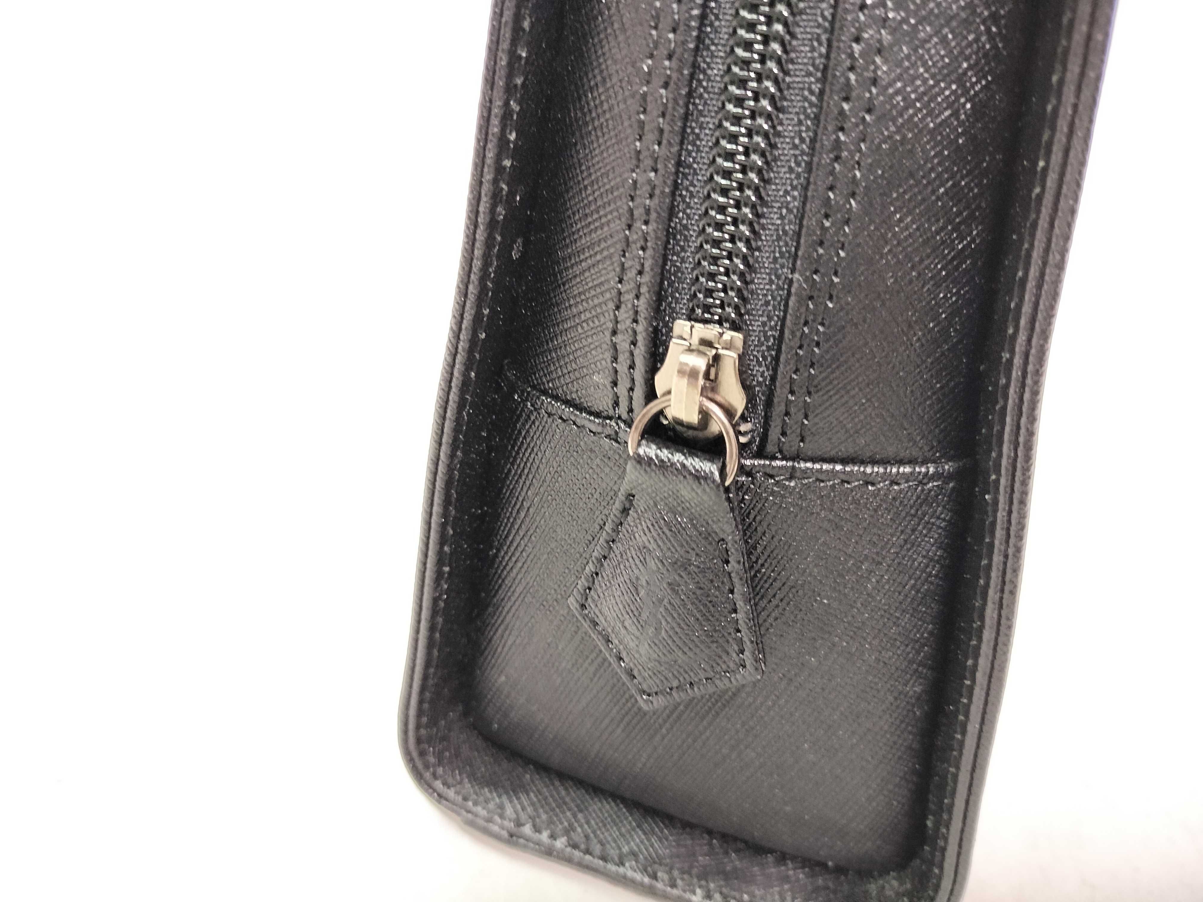 Leather Black Woven Handbag — view 15