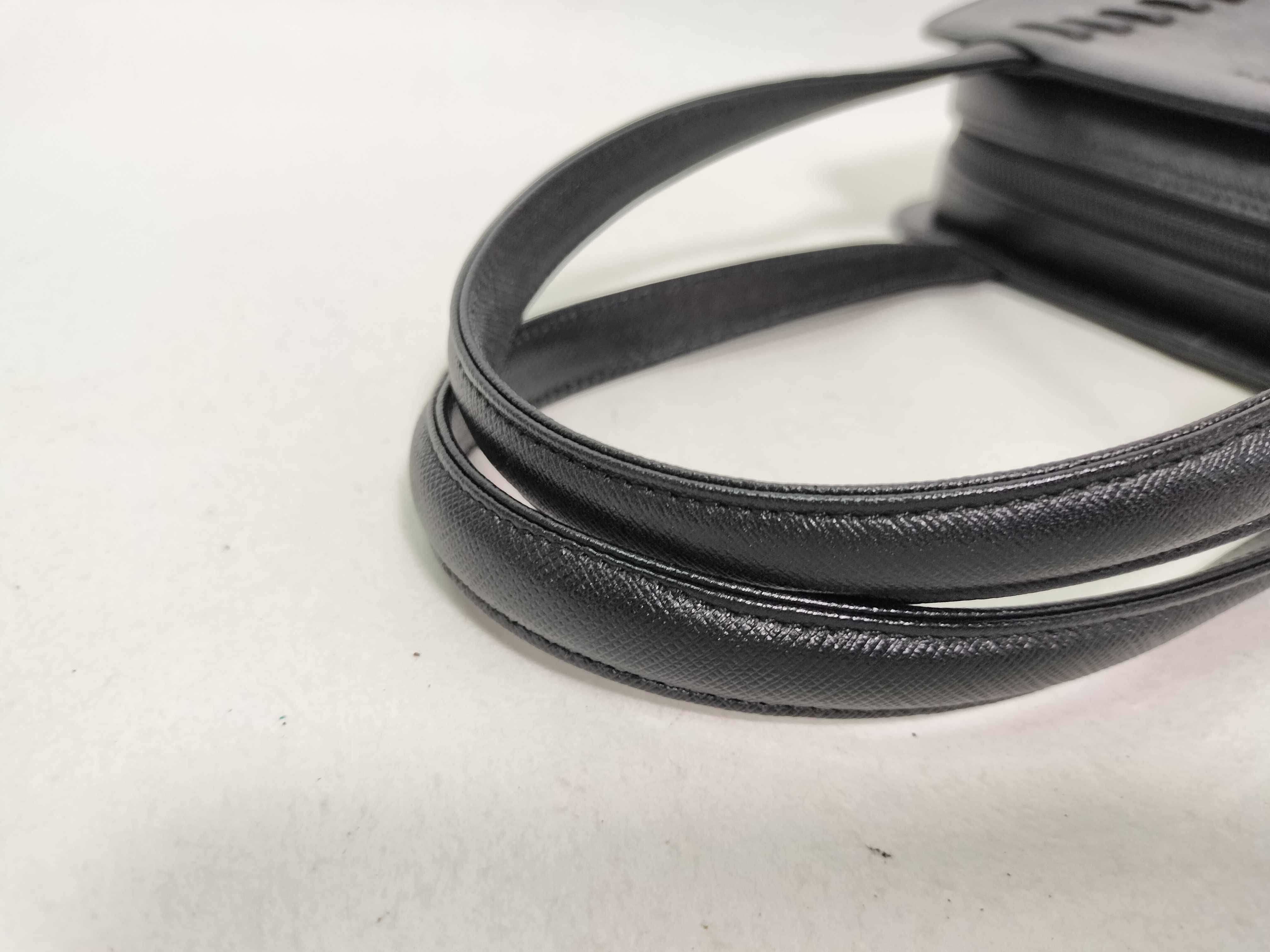 Leather Black Woven Handbag — view 7
