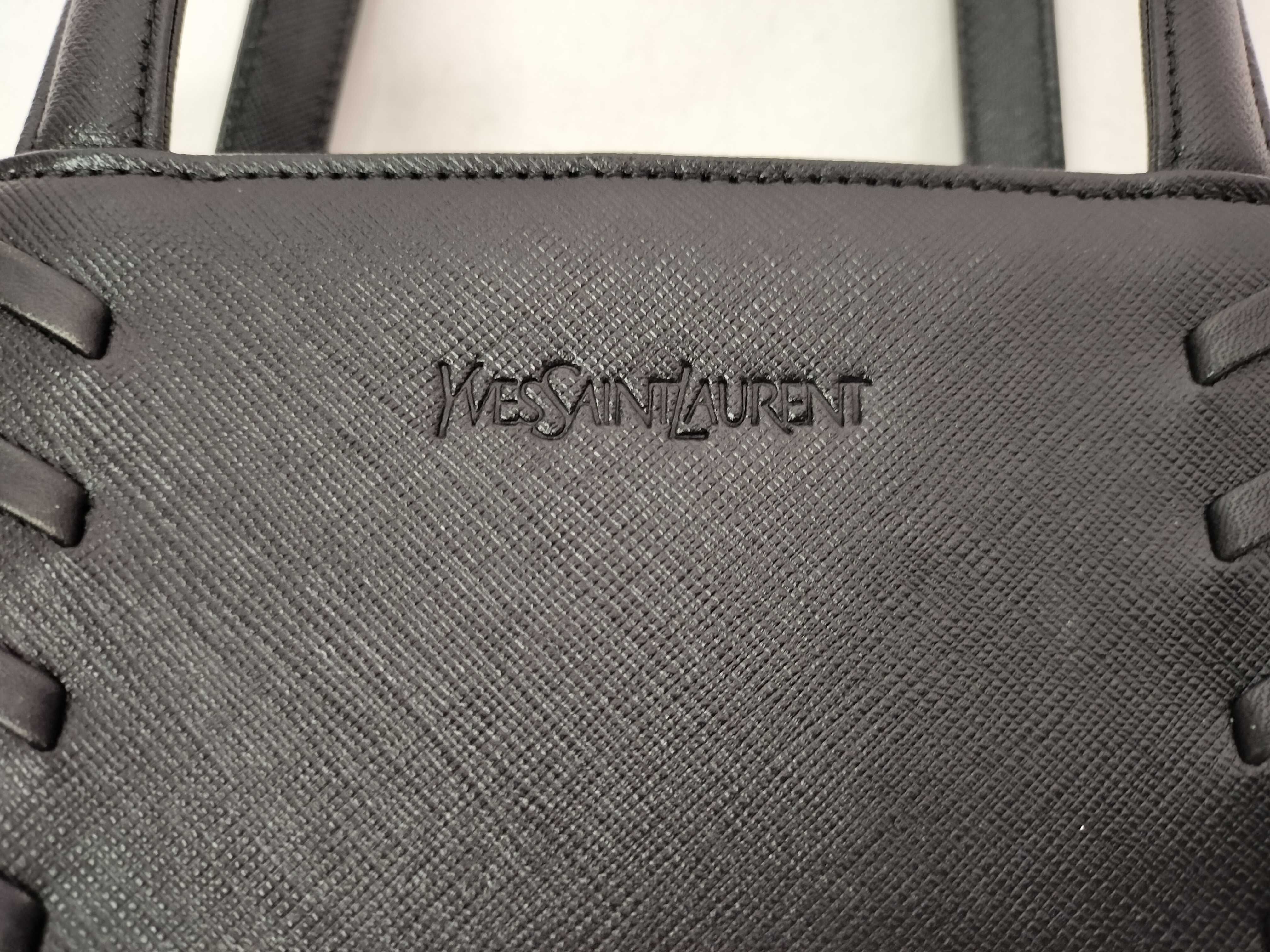 Leather Black Woven Handbag — view 9