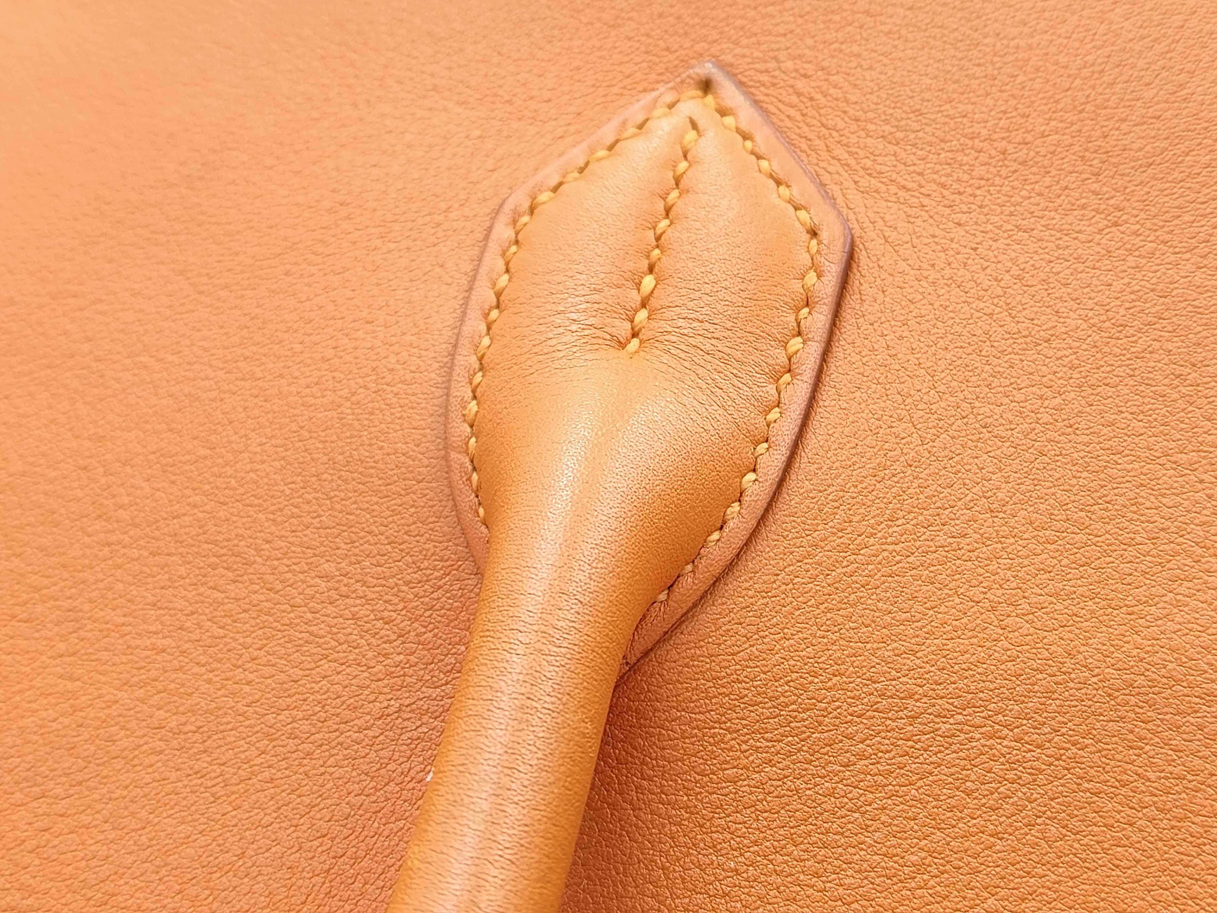Birkin 35 Retourne Veau Gulliver 28C B stamp handbag — view 5