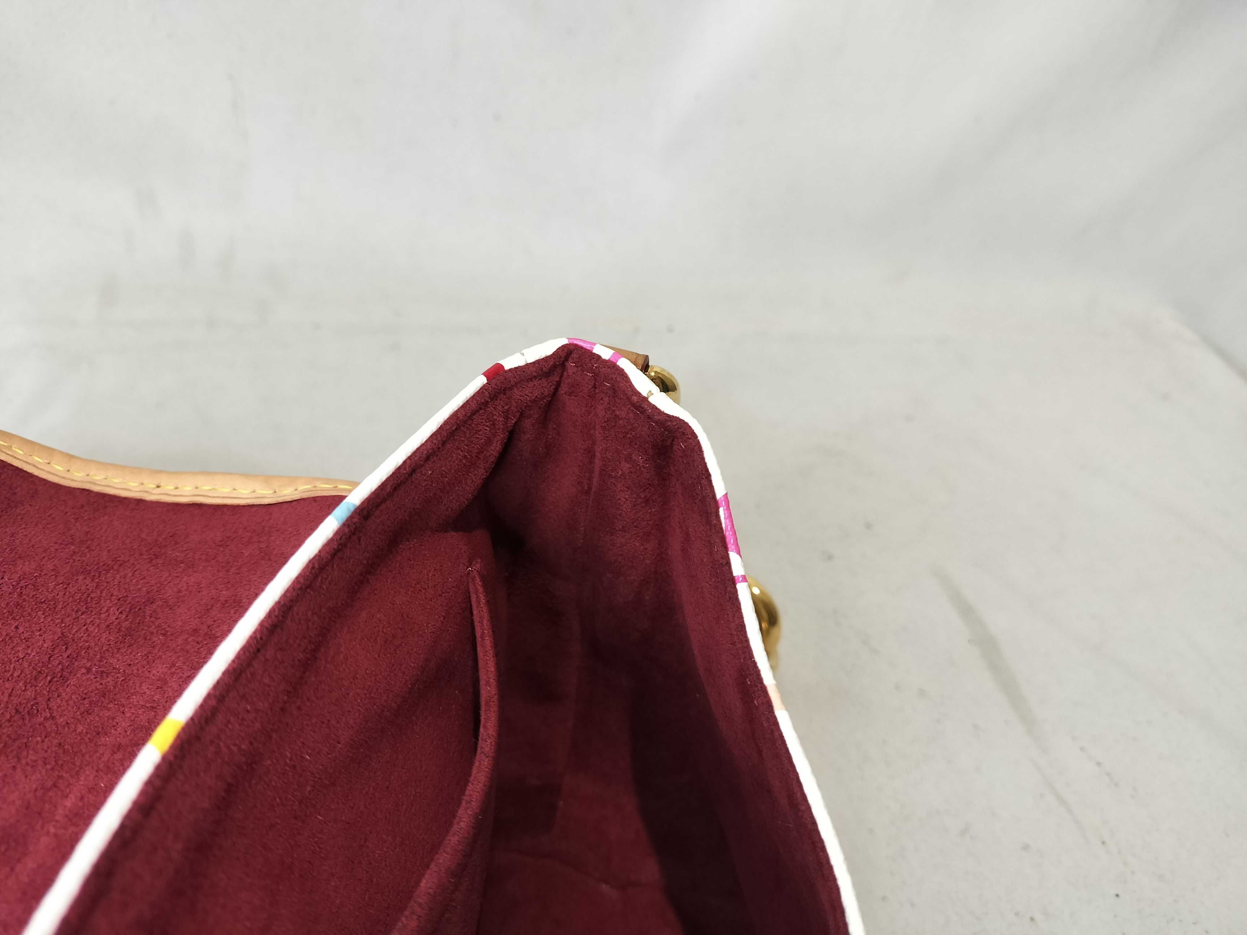 Monogram Multicolor Patty Blanc Handbag — view 12