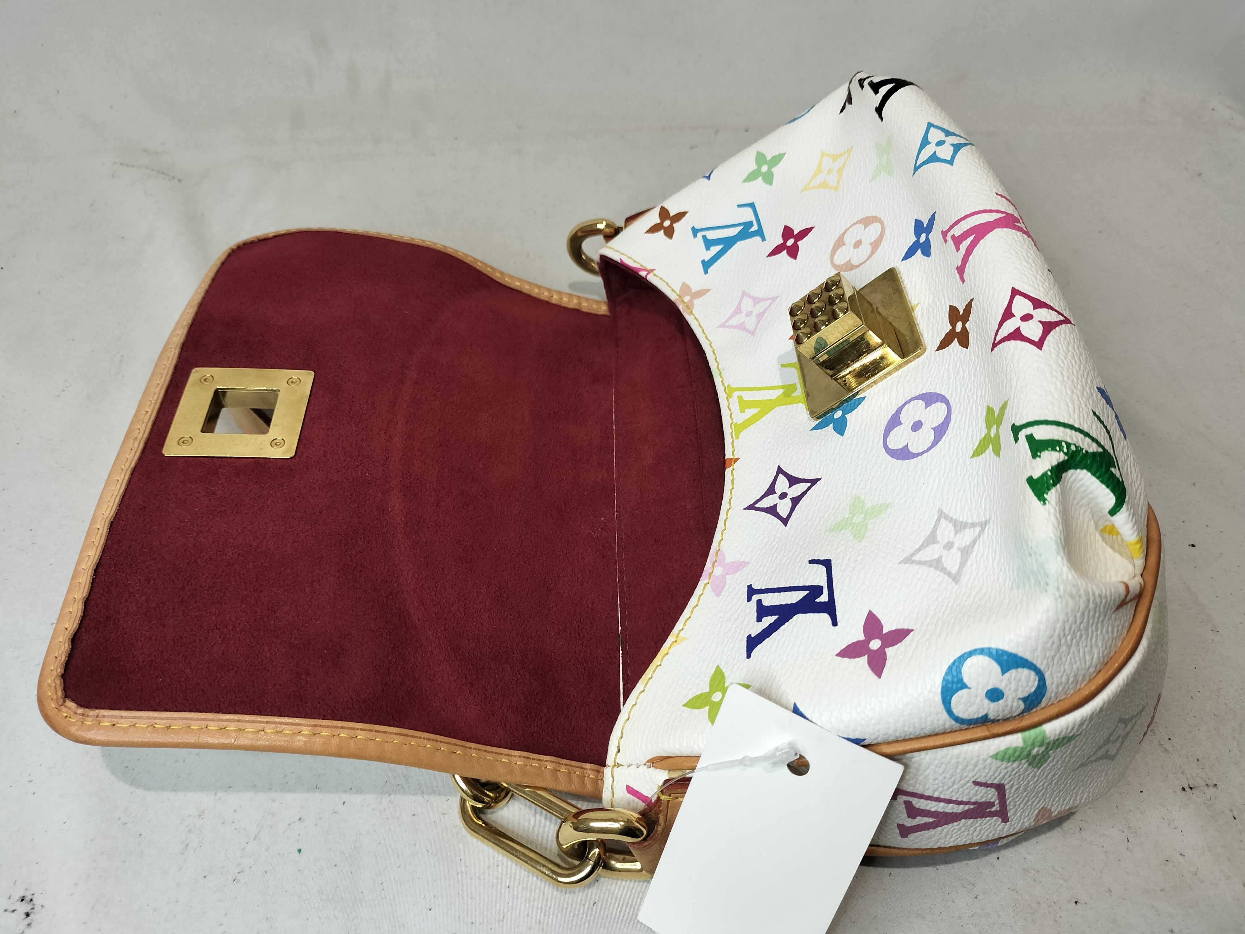 Monogram Multicolor Patty Blanc Handbag — view 9