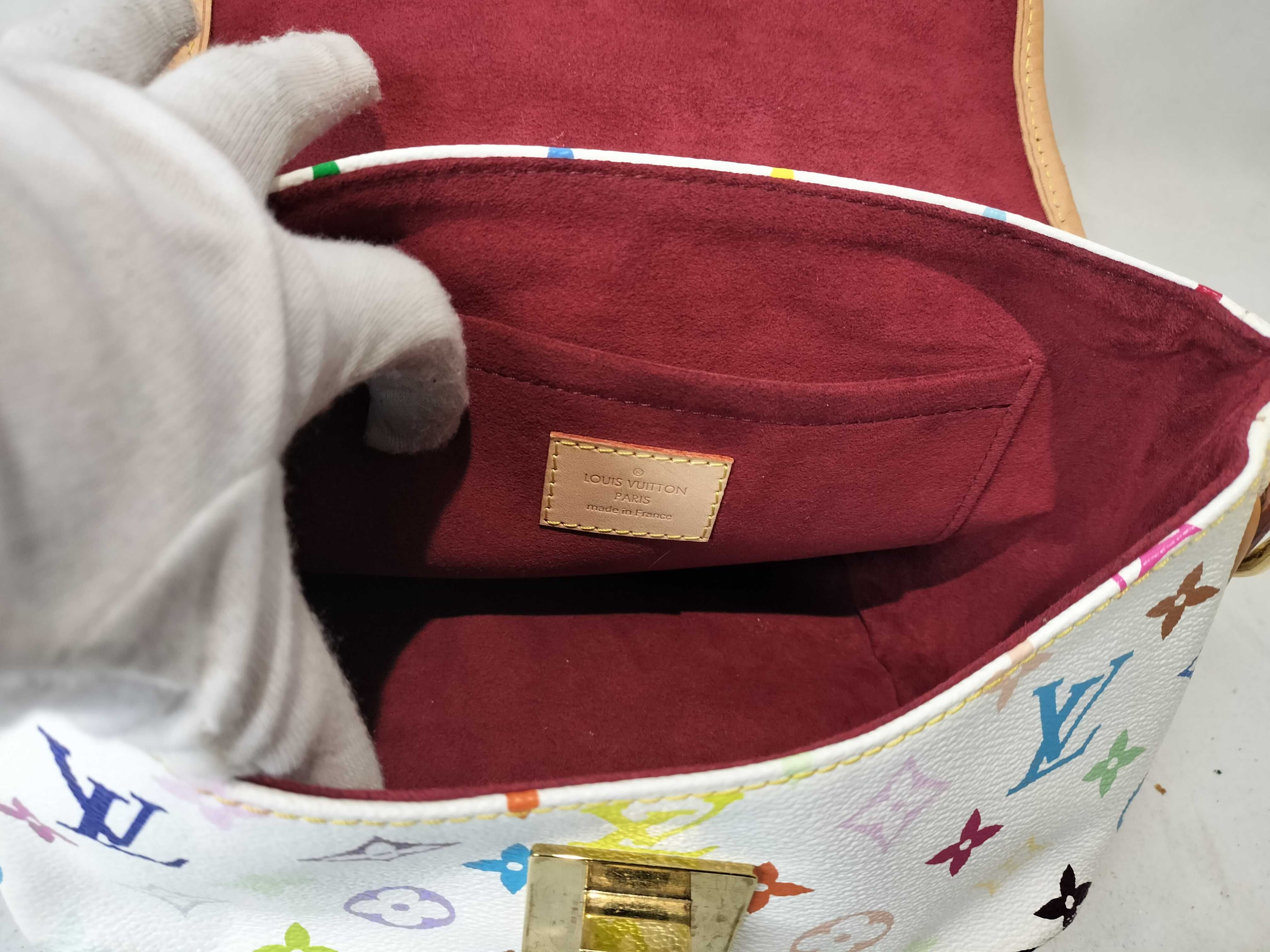 Monogram Multicolor Patty Blanc Handbag — view 10
