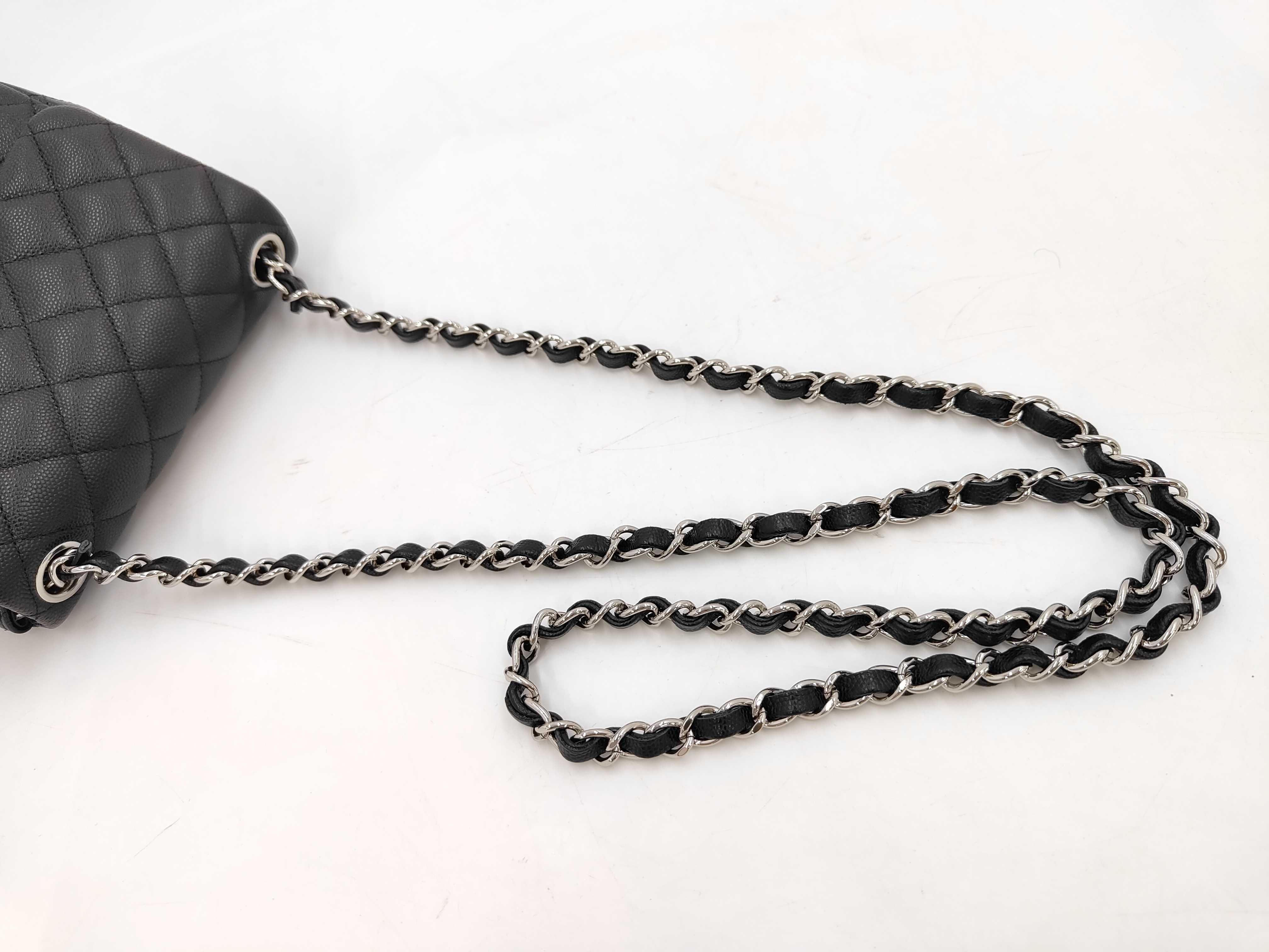 Mini Matelasse 17 Caviar Skin Chain Shoulder Bag — view 3