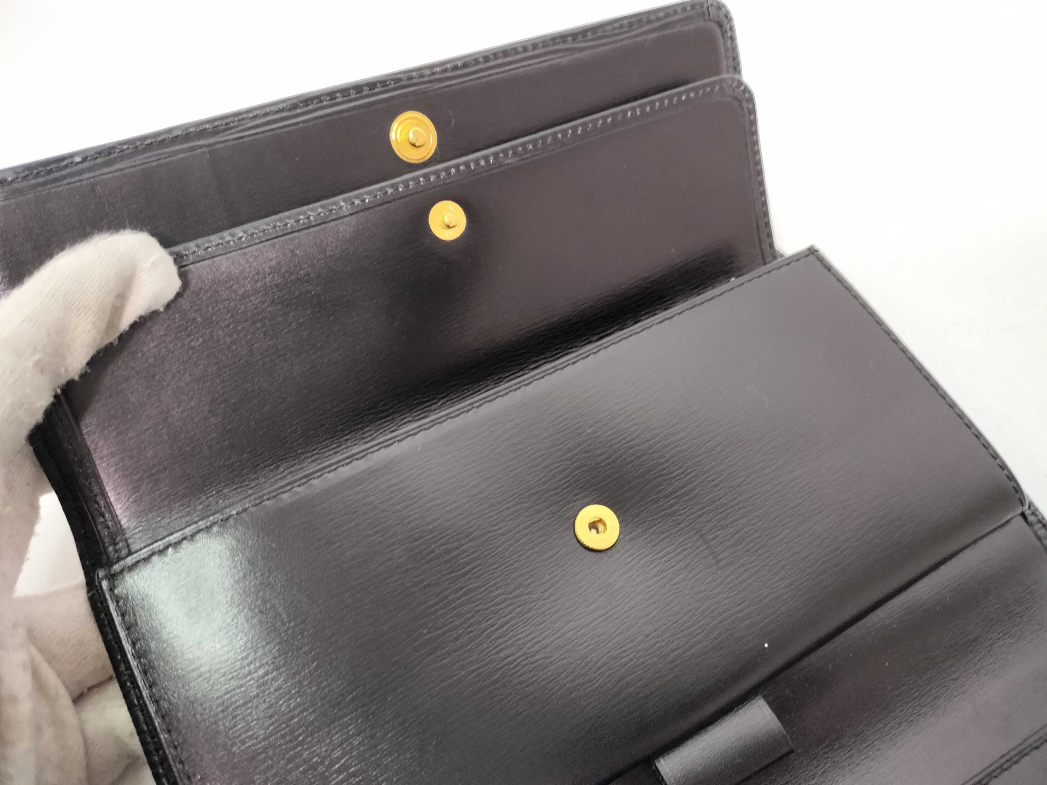 Epi Leather Long Wallet, Black — view 12