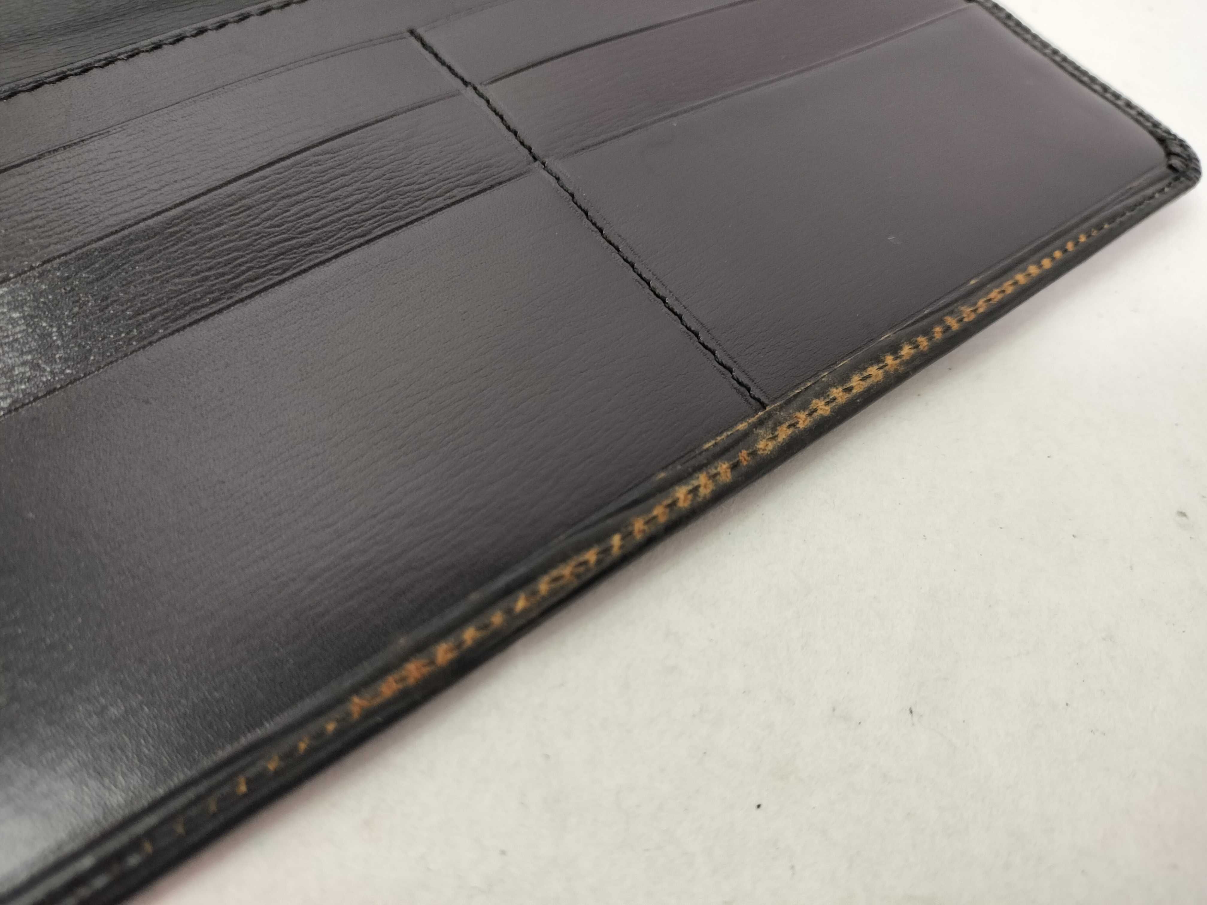 Epi Leather Long Wallet, Black — view 10
