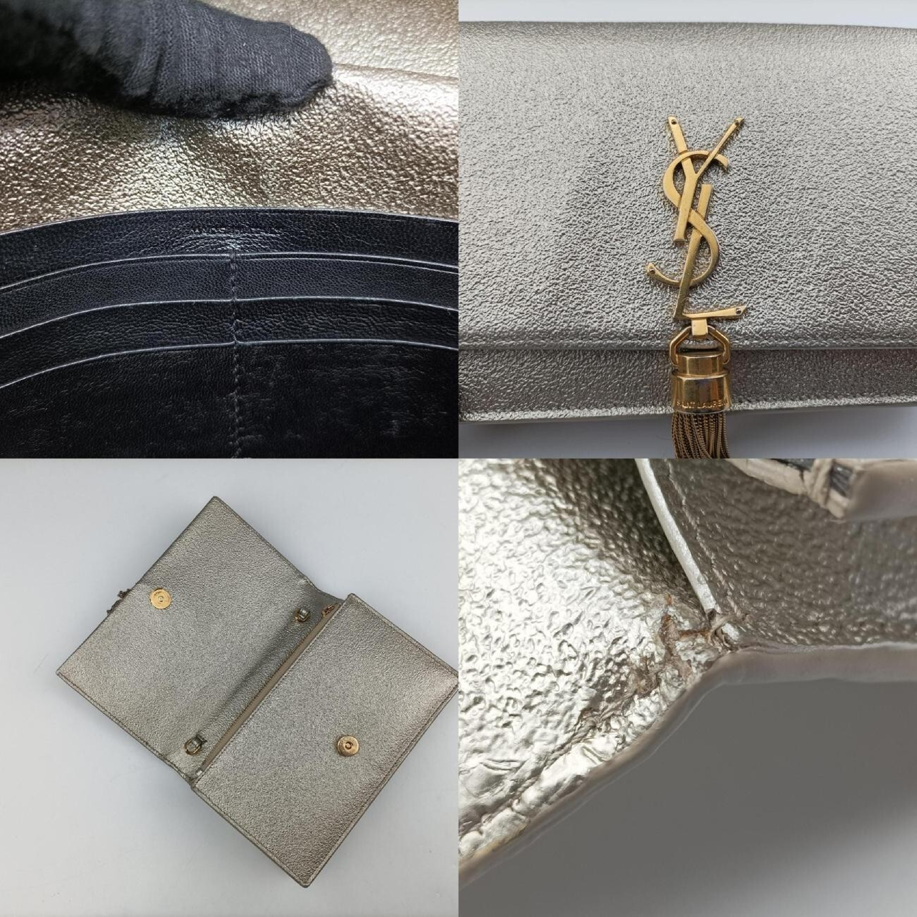 Kate Silver Leather Shoulder Bag 452159 GUE452159.0118 — view 8