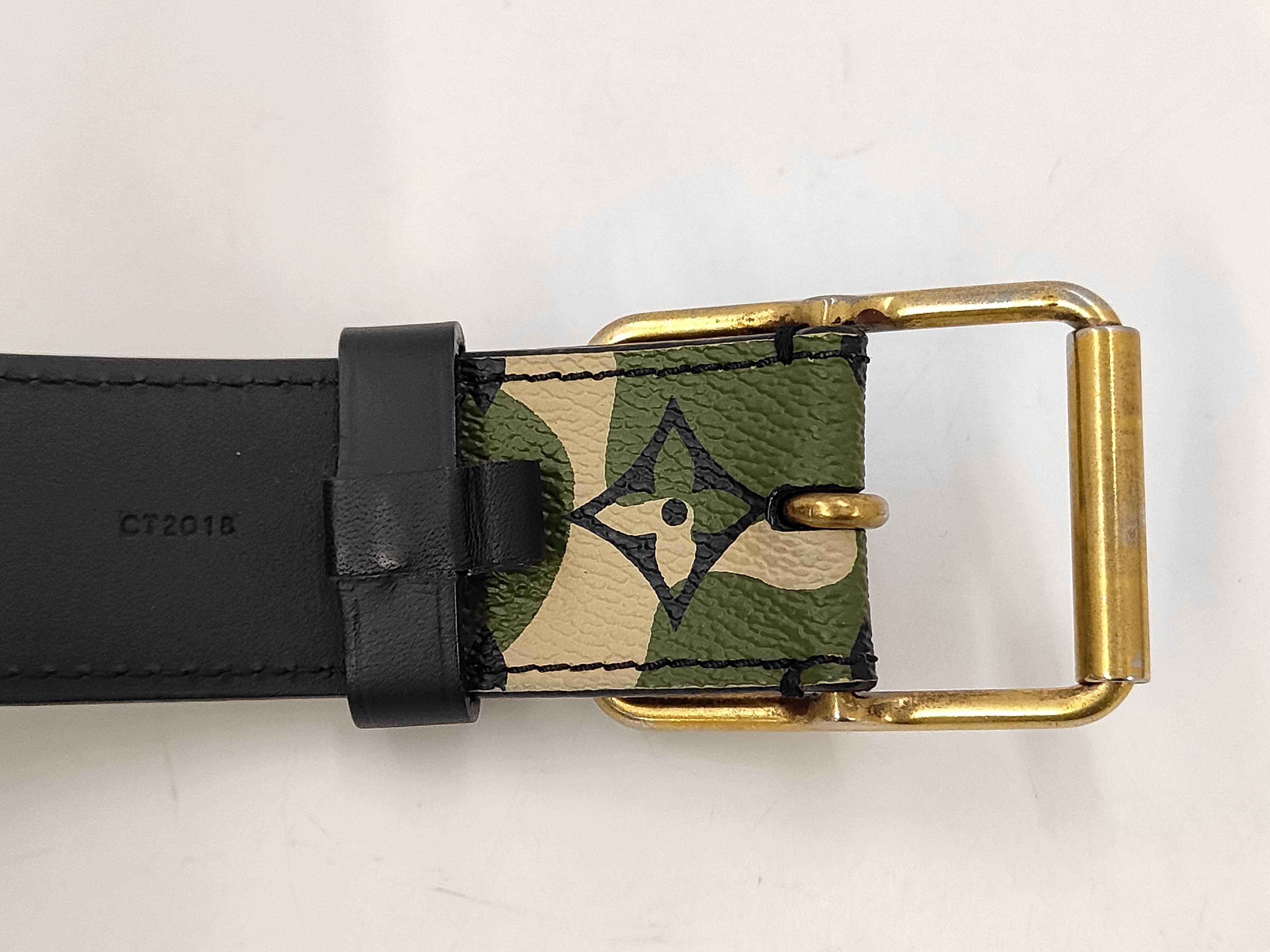 Monogramouflage Belt Ceinture M9646U CT2018 Size 95 Belt — view 4