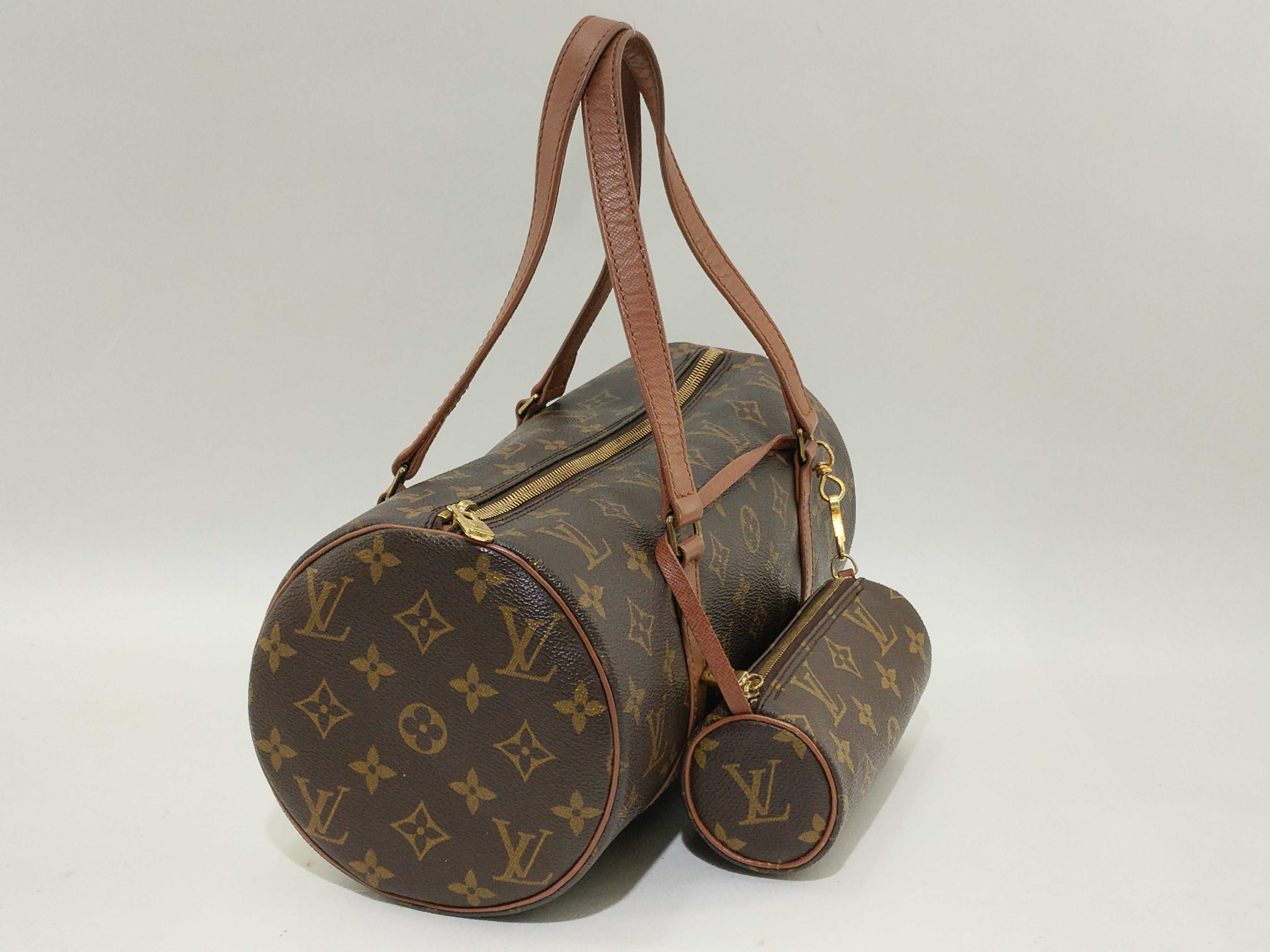 Monogram Papillon Handbag with Pouch — view 3