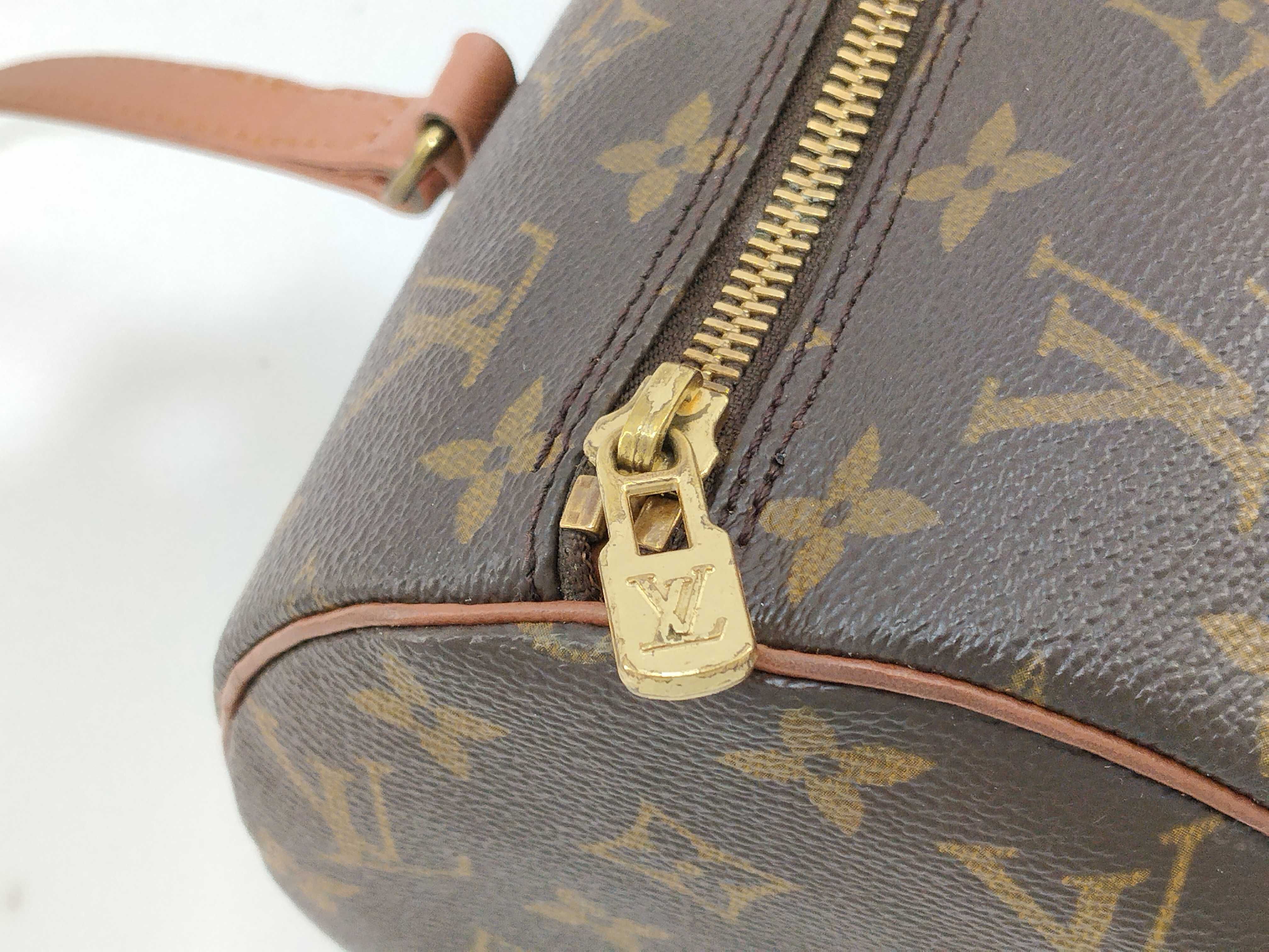 Monogram Papillon Handbag with Pouch — view 9