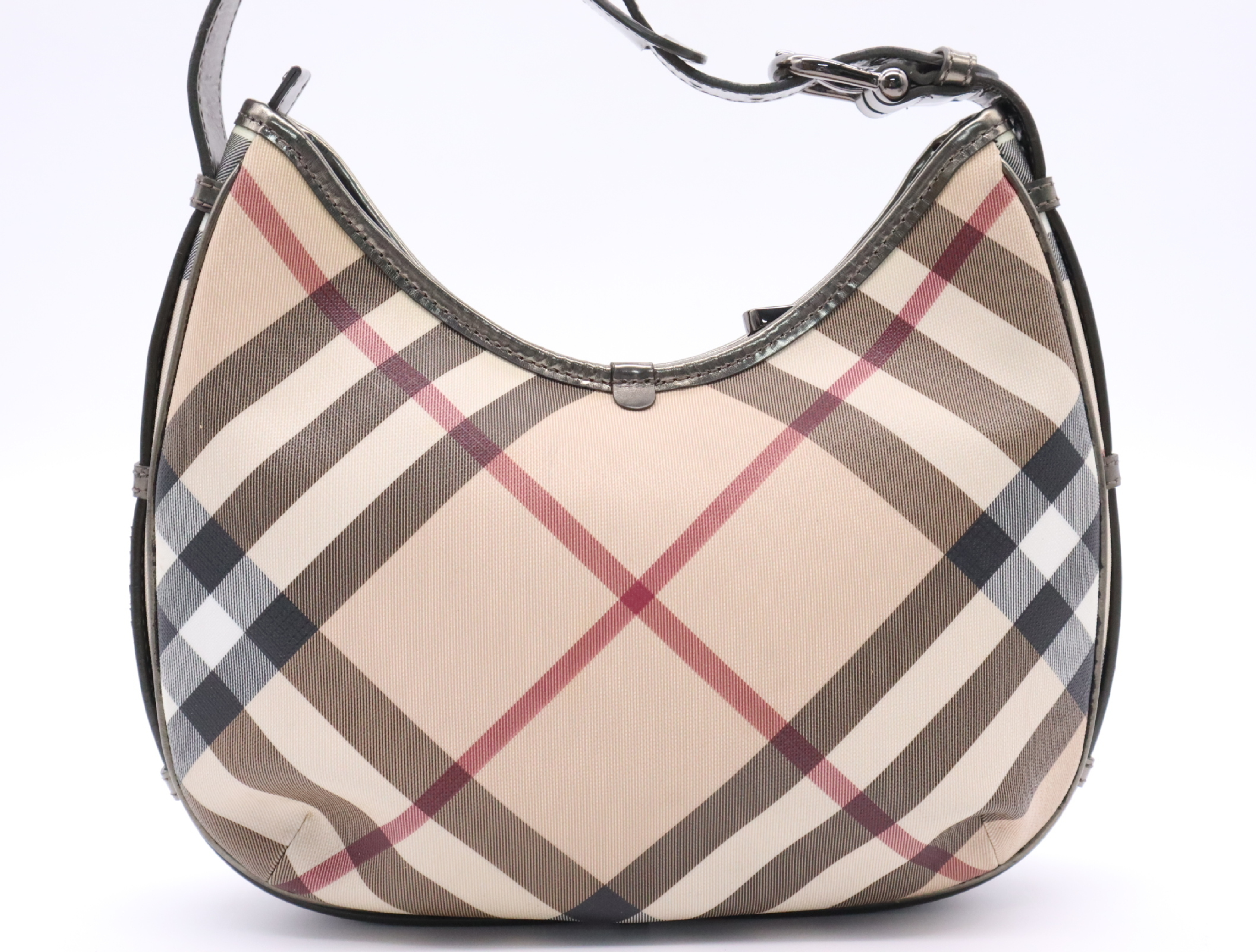 Canvas Nova Check Pattern One Shoulder Bag — view 2