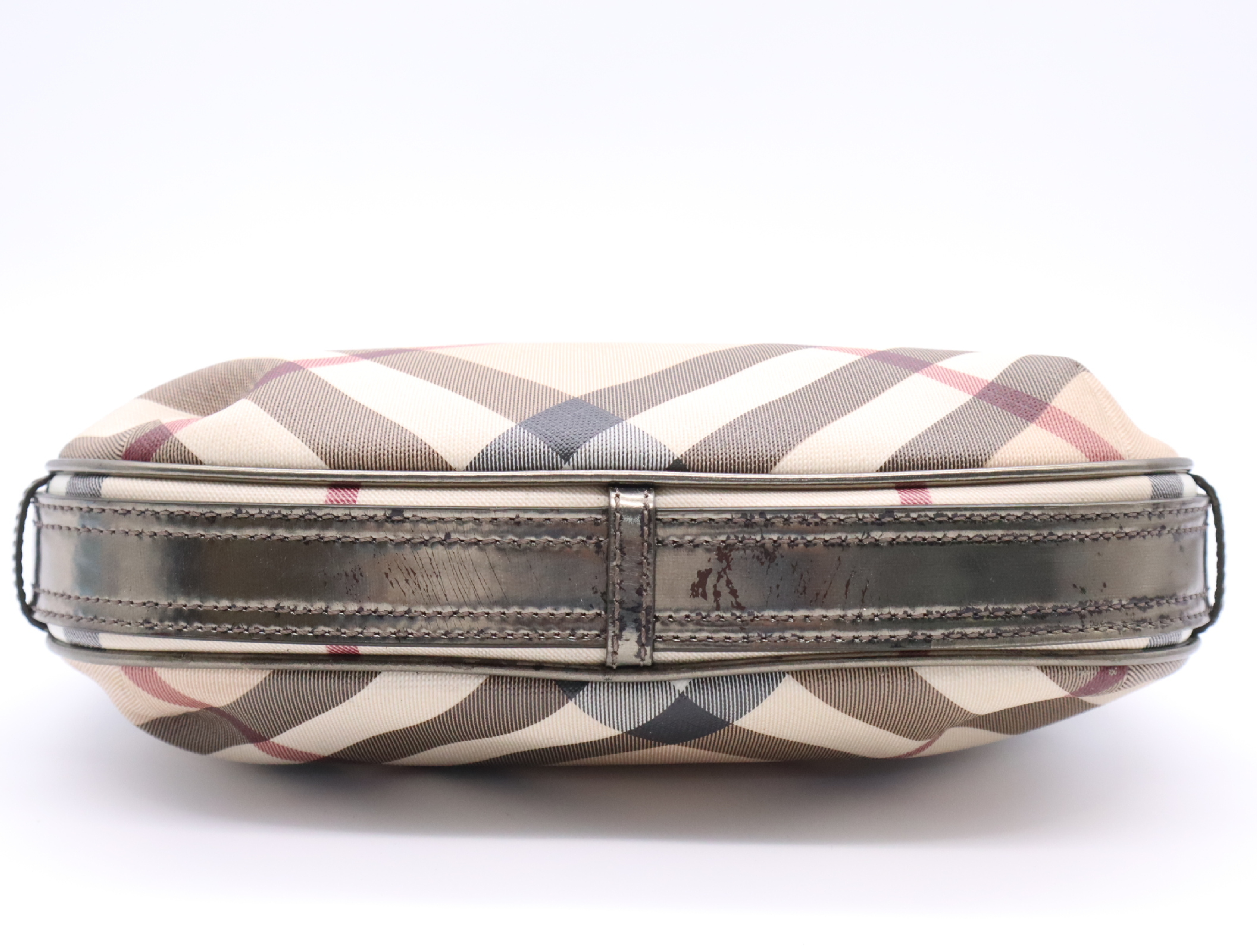Canvas Nova Check Pattern One Shoulder Bag — view 4