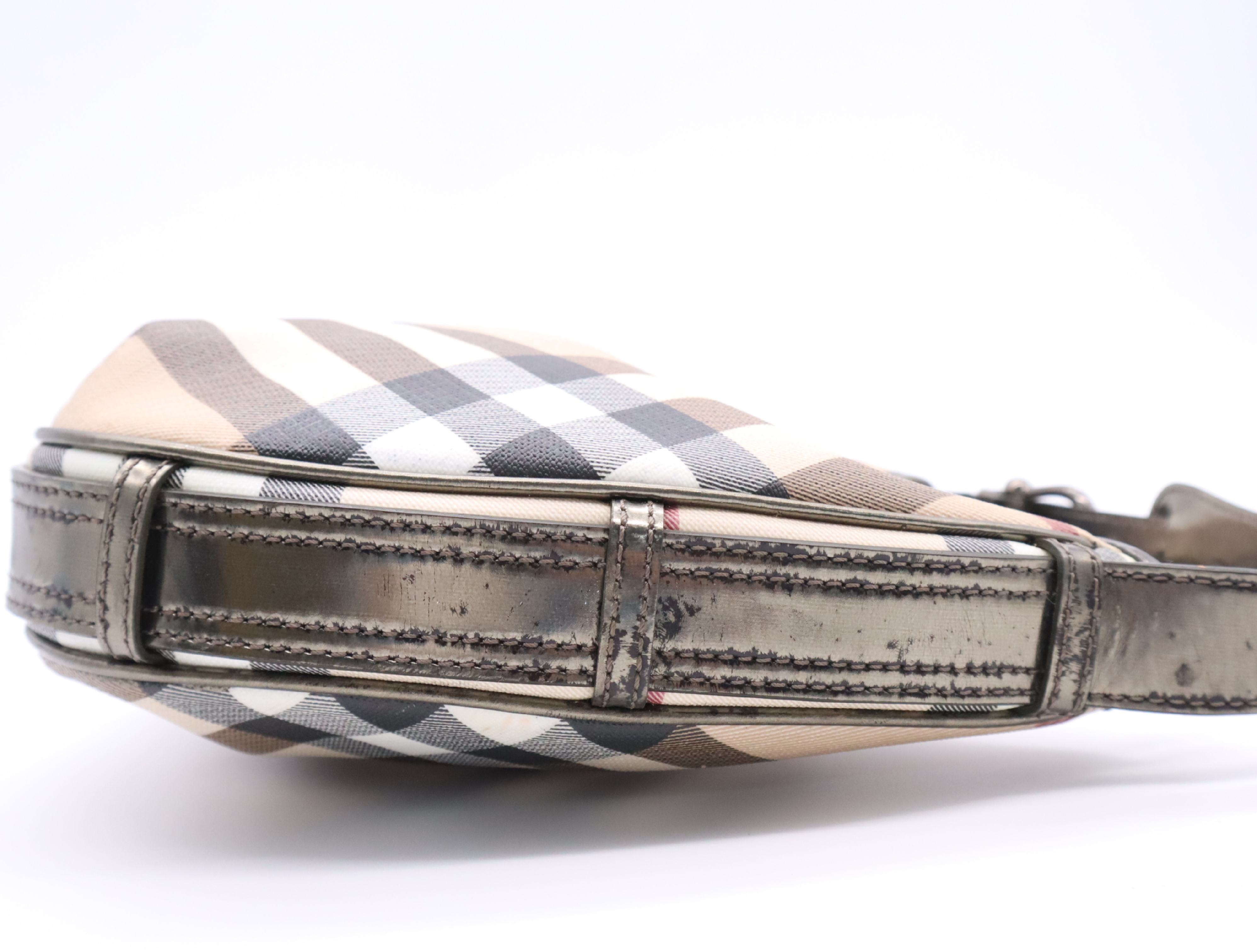 Canvas Nova Check Pattern One Shoulder Bag — view 5