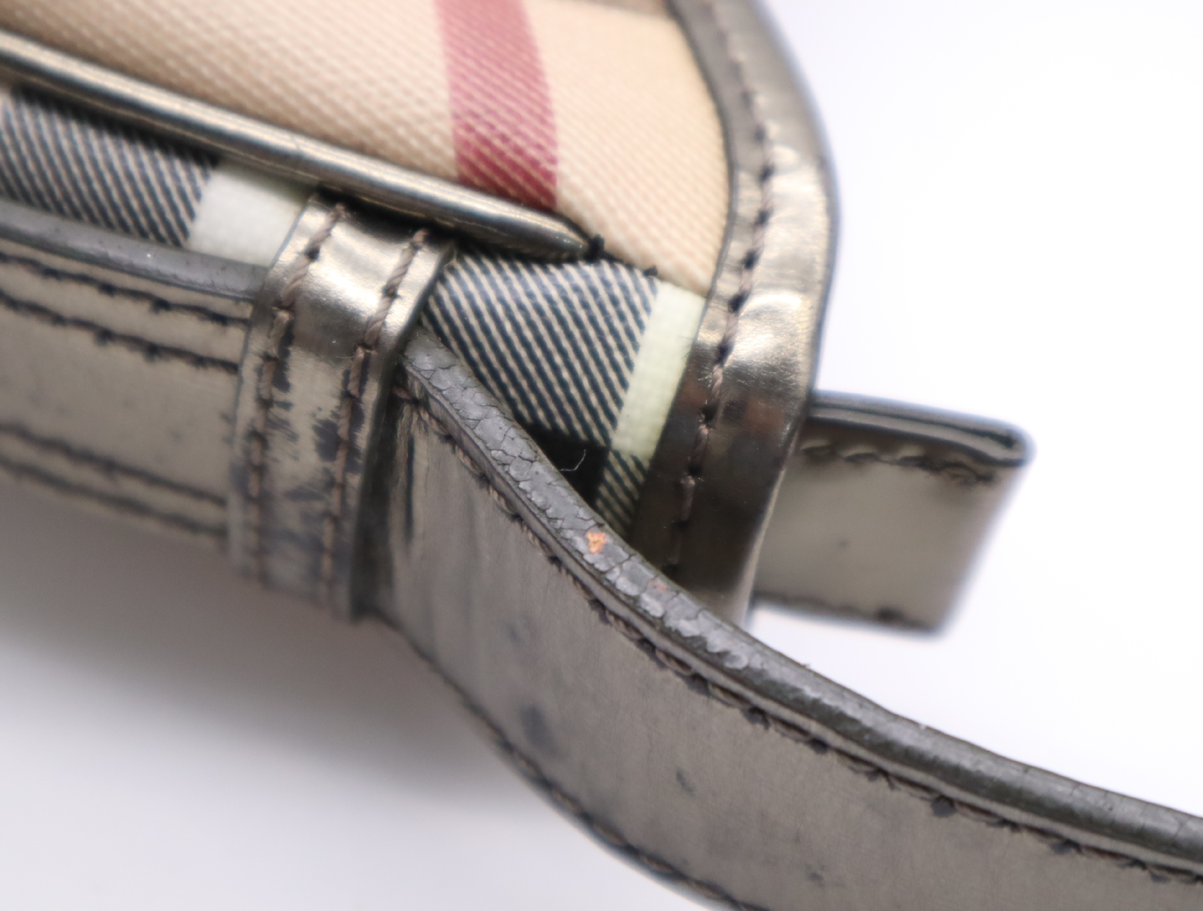 Canvas Nova Check Pattern One Shoulder Bag — view 8