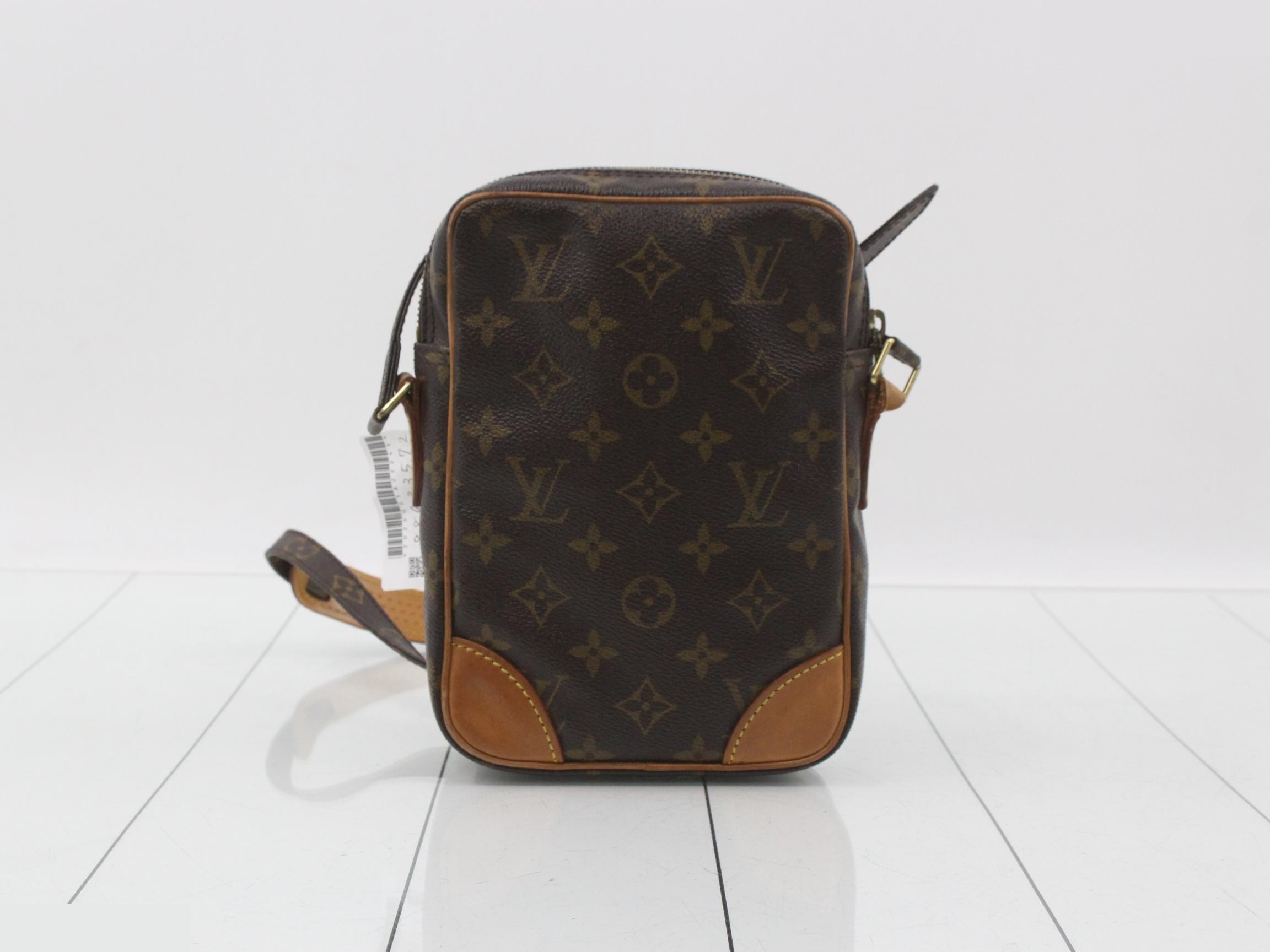 M45266 Danube Shoulder Bag, Monogram, Brown — view 2