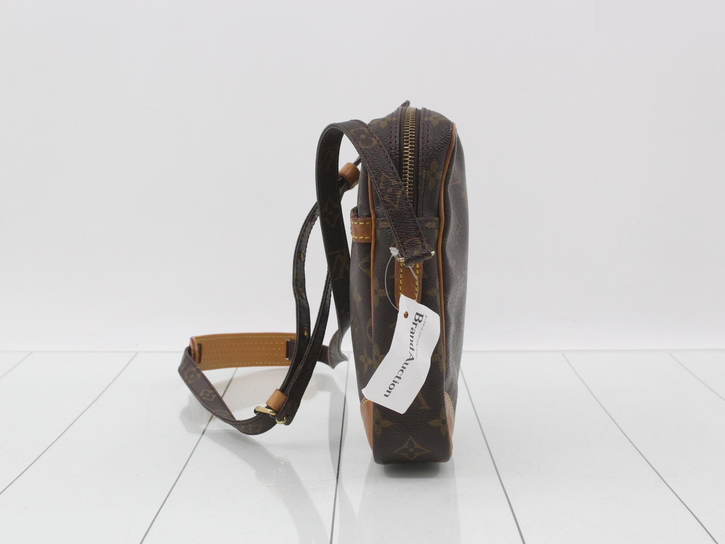 M45266 Danube Shoulder Bag, Monogram, Brown — view 3