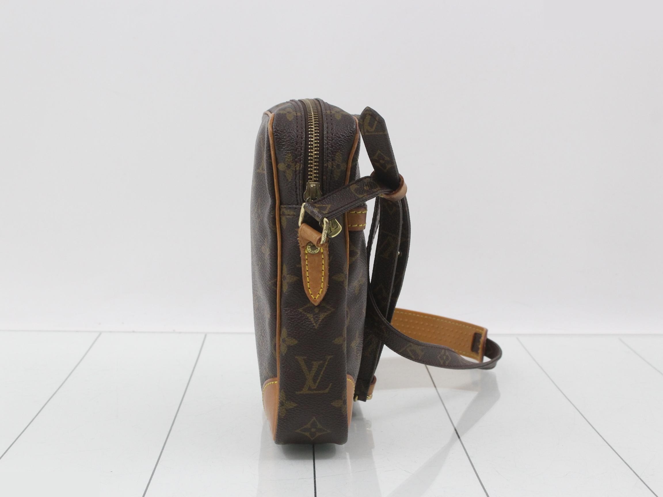 M45266 Danube Shoulder Bag, Monogram, Brown — view 4