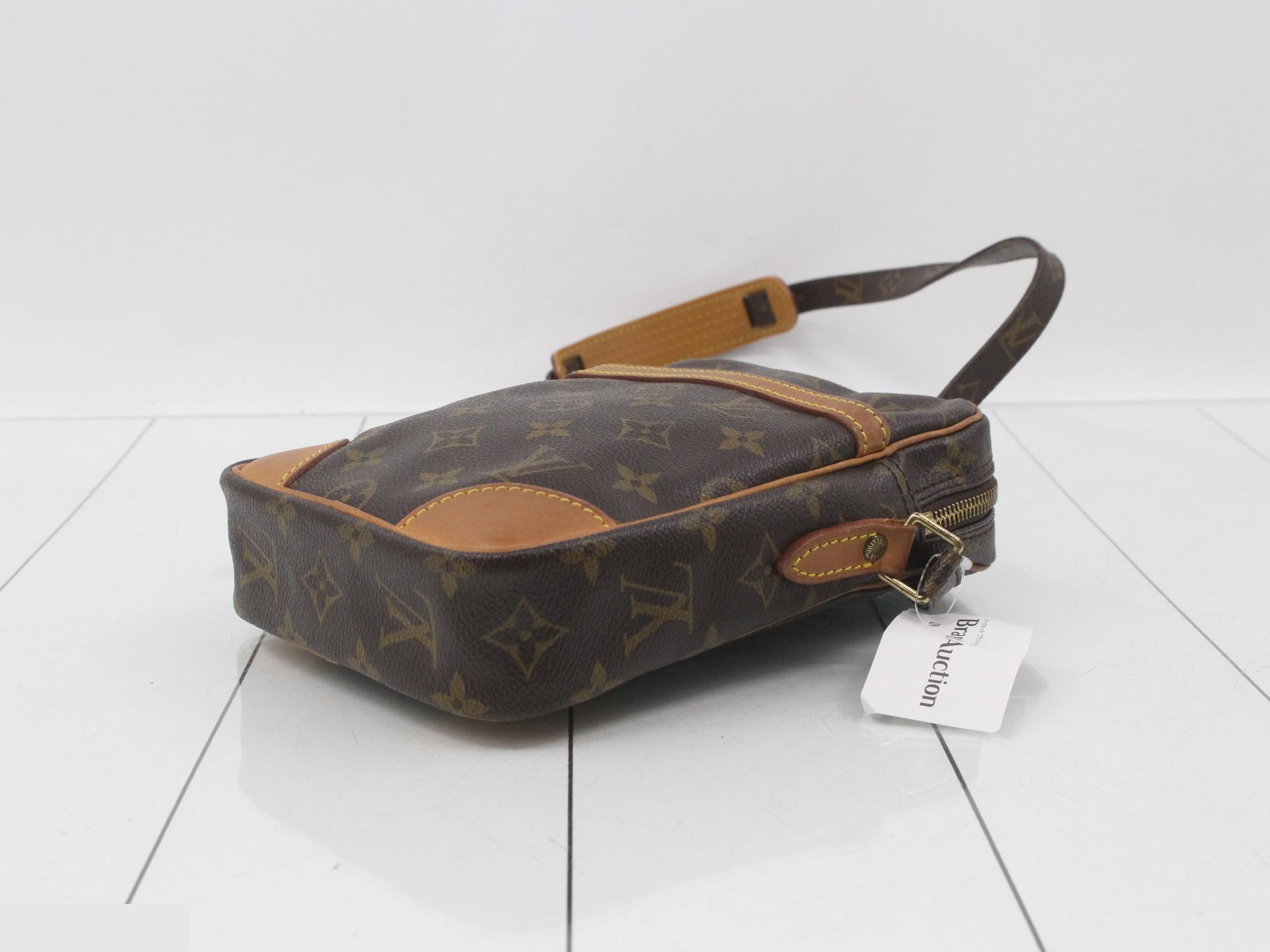 M45266 Danube Shoulder Bag, Monogram, Brown — view 6