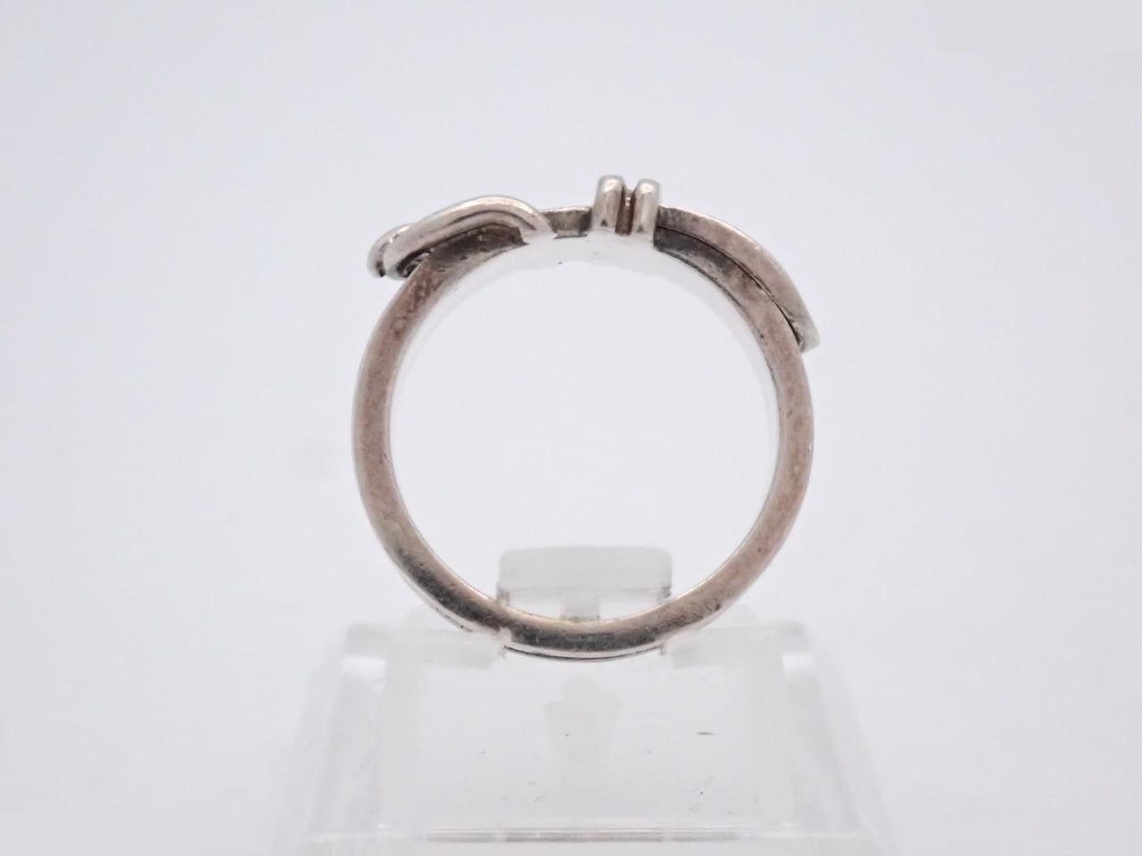 Ceinture ring, 925 sterling silver, 4.2g, size 47. — view 3