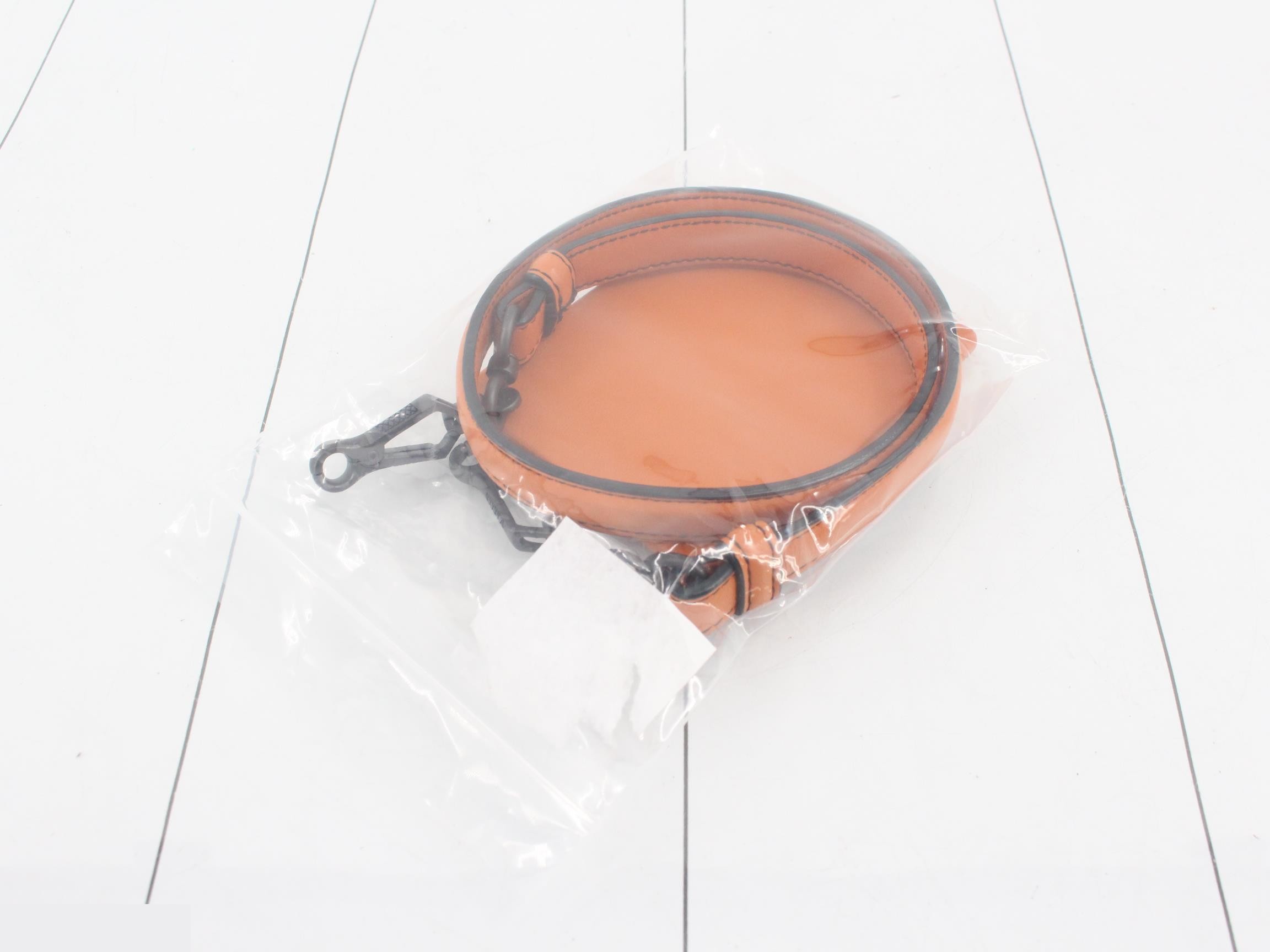 Intrecciato tote bag, leather, orange — view 7