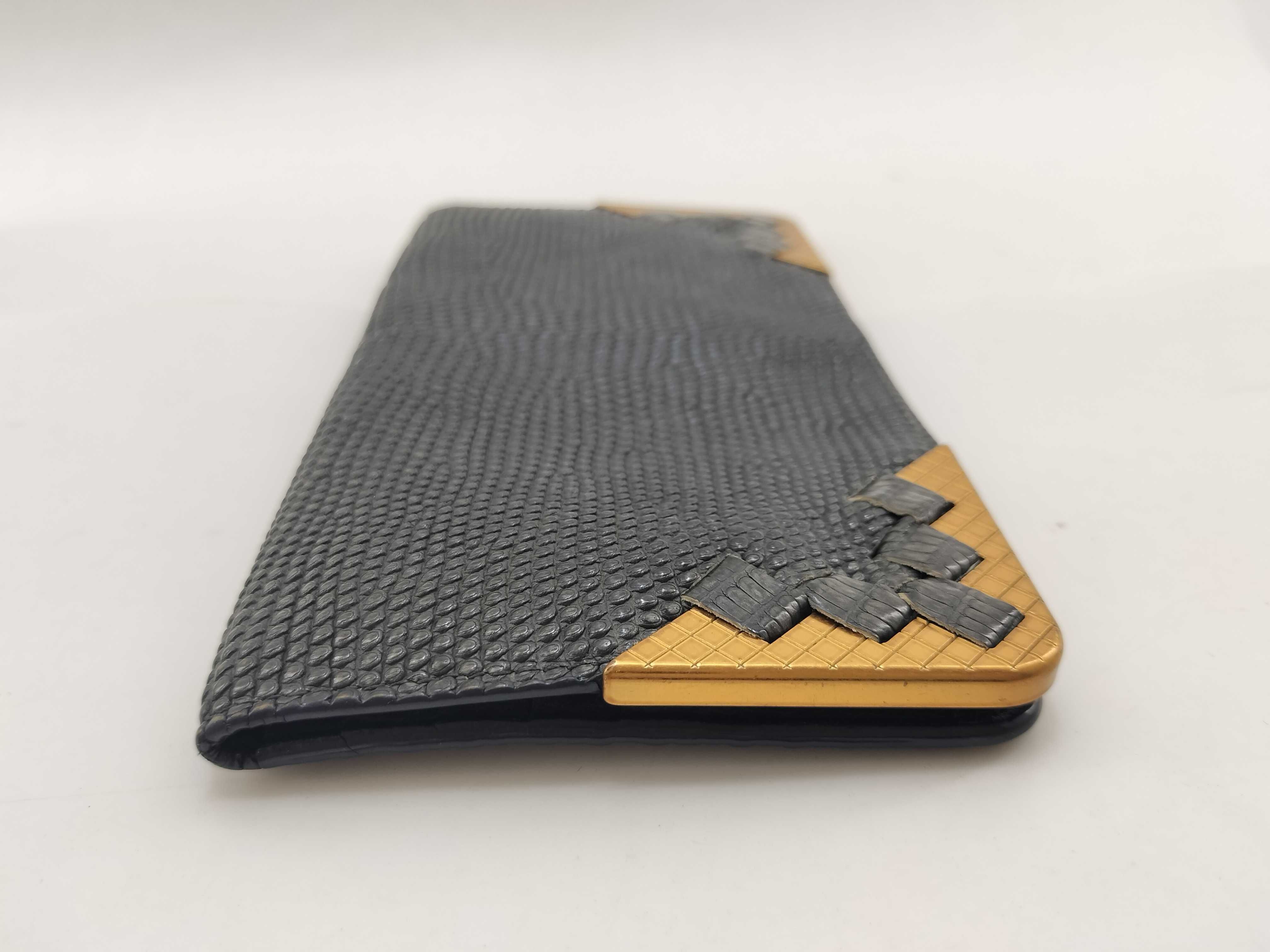 Lizard Leather Long Wallet — view 3