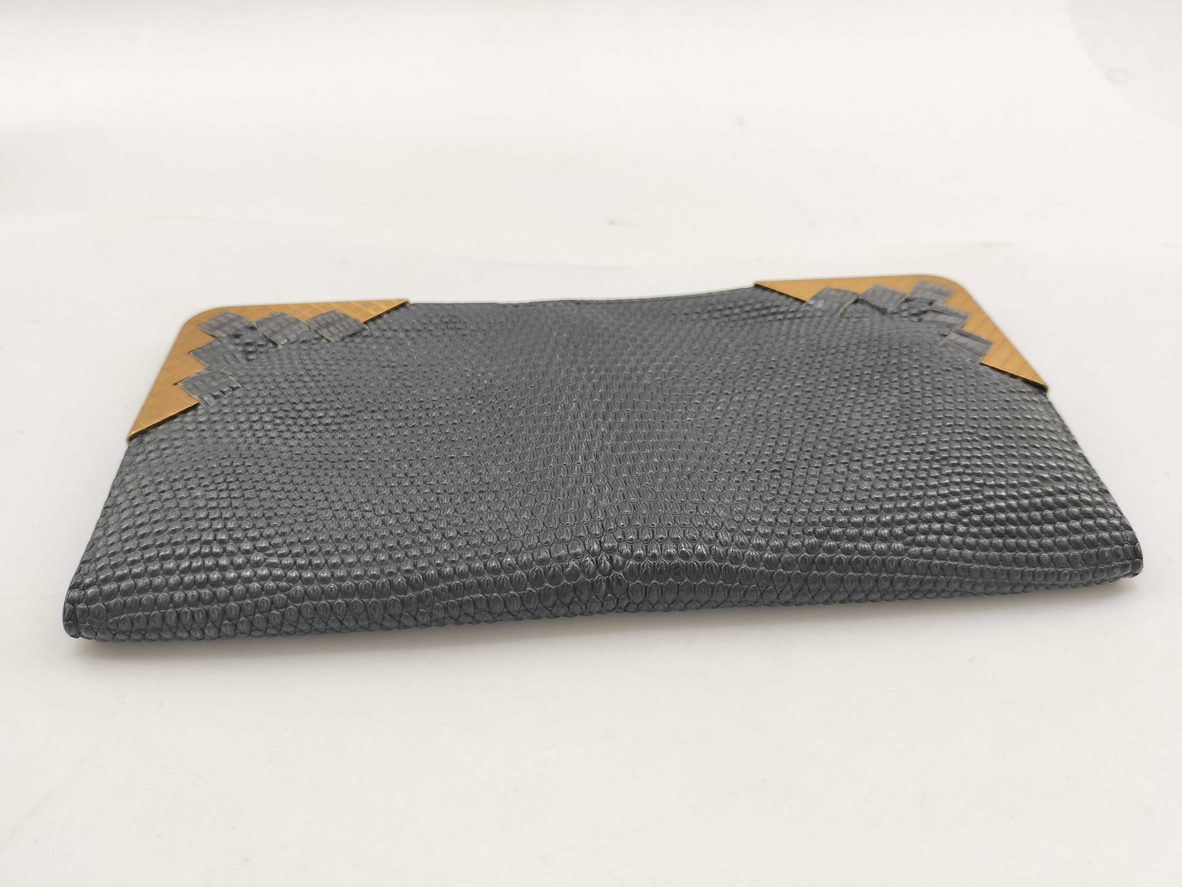 Lizard Leather Long Wallet — view 6