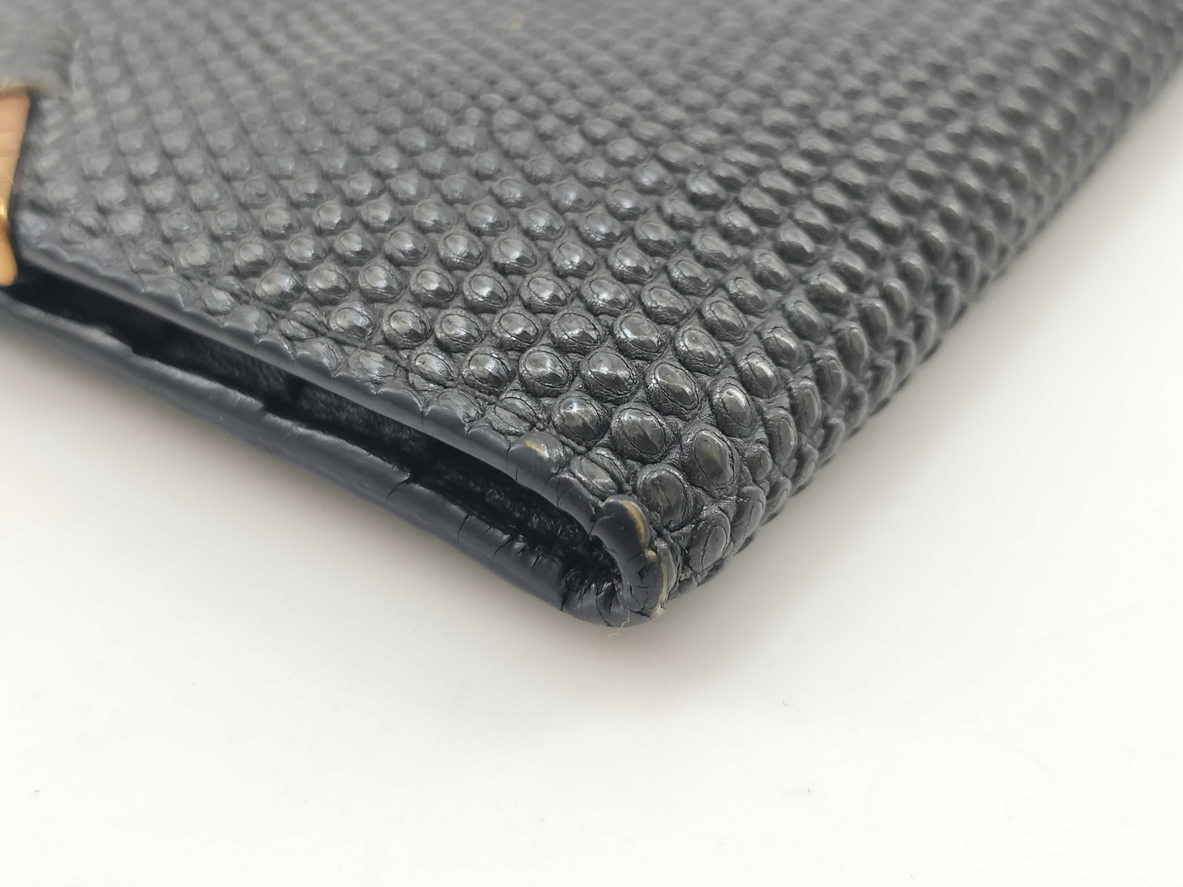 Lizard Leather Long Wallet — view 7