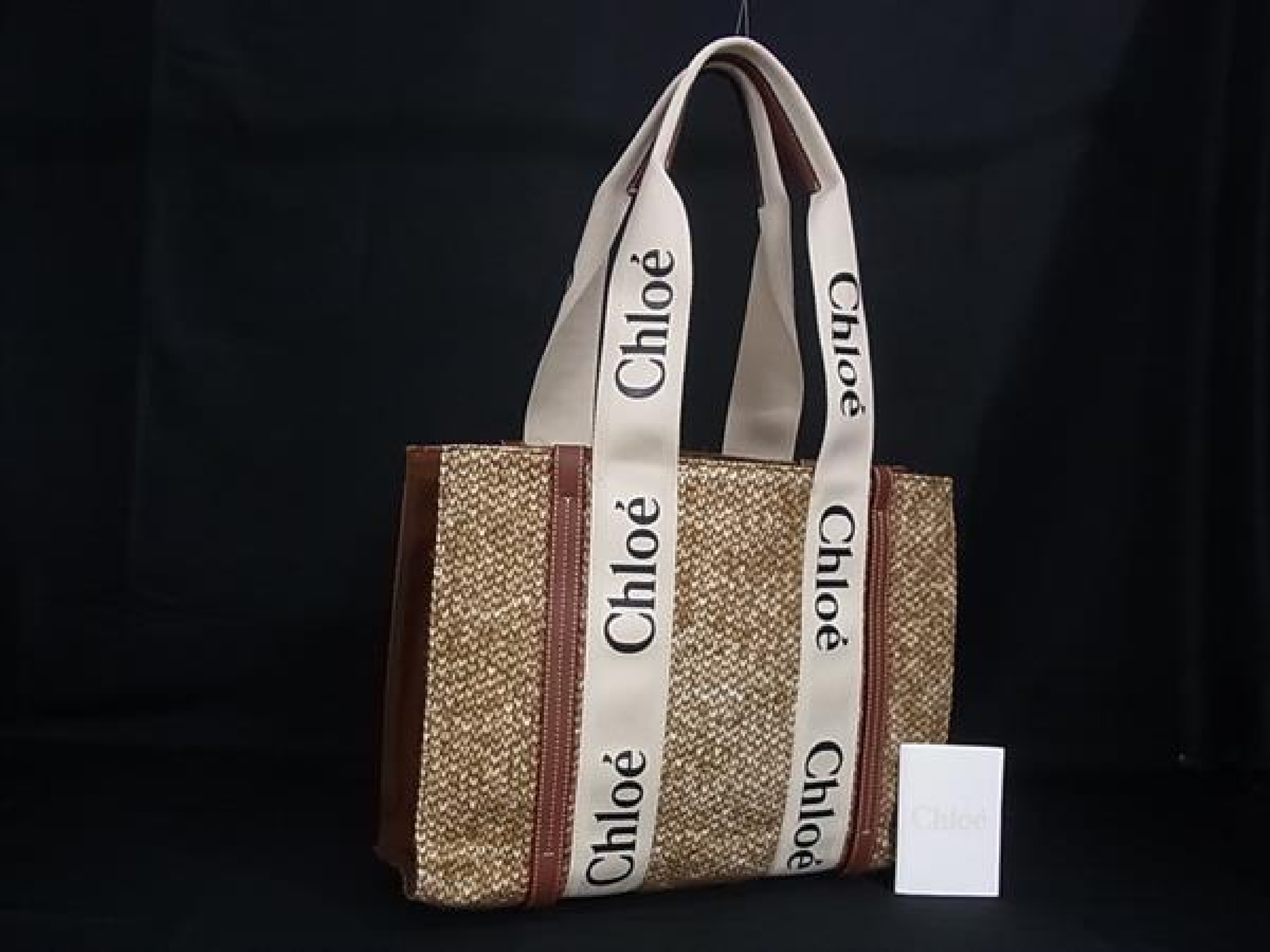 Woody Wool Handbag Tote Bag Shoulder Bag for Women, Beige, FZ5579