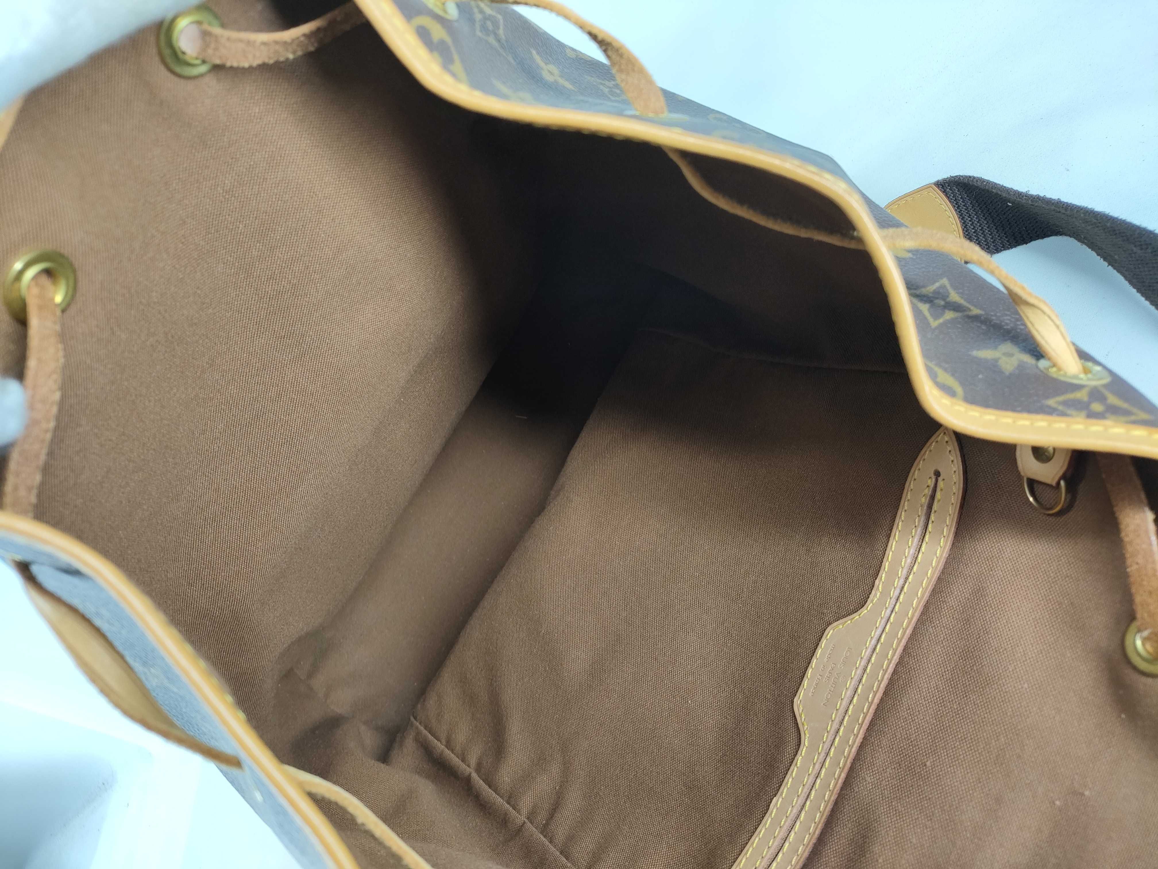 Monogram Louis Vuitton Monogram Montsouris GM M51135 Backpack — view 10