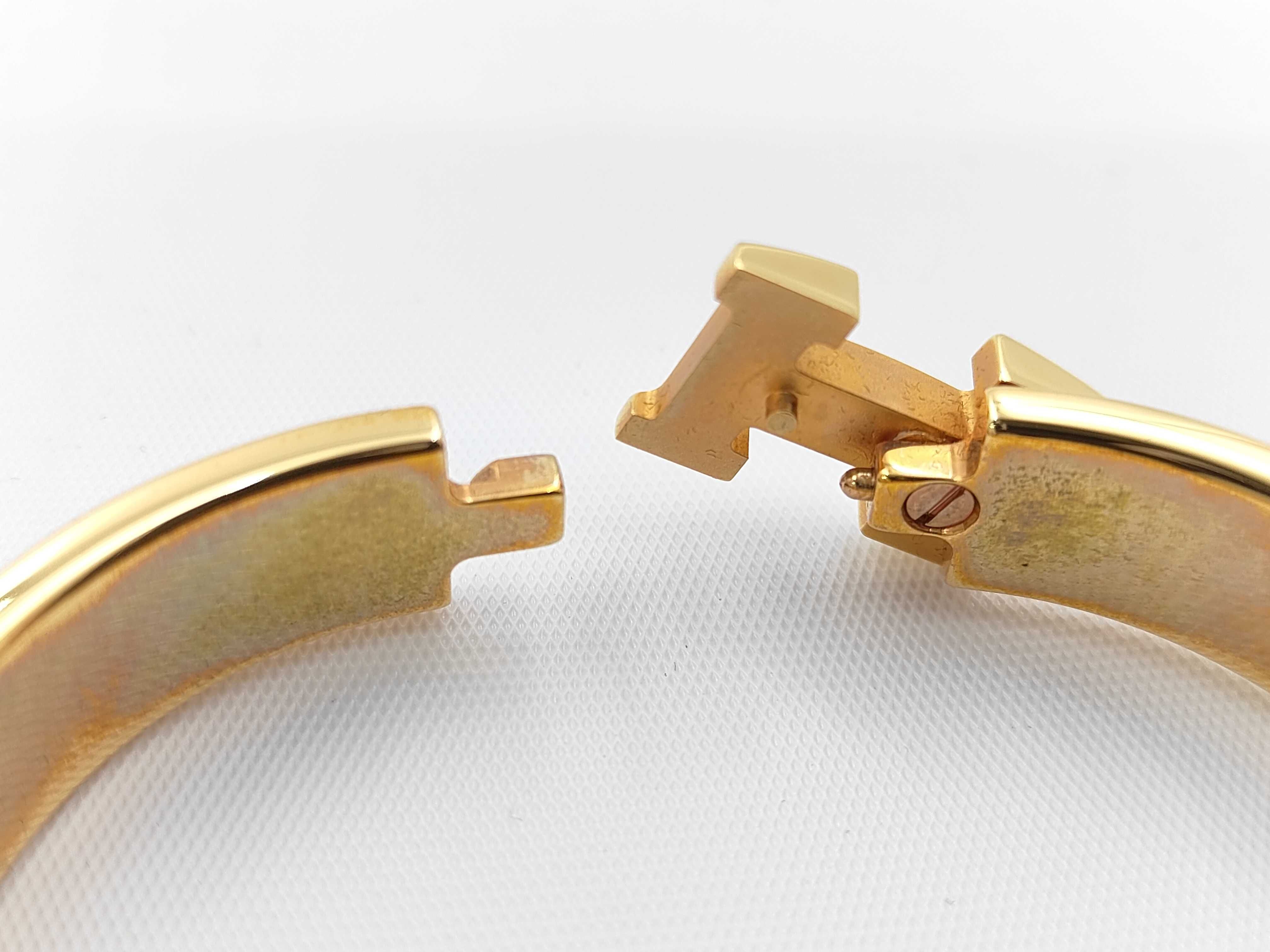 Black GP Hardware Click H Bracelet/Bangle — view 3