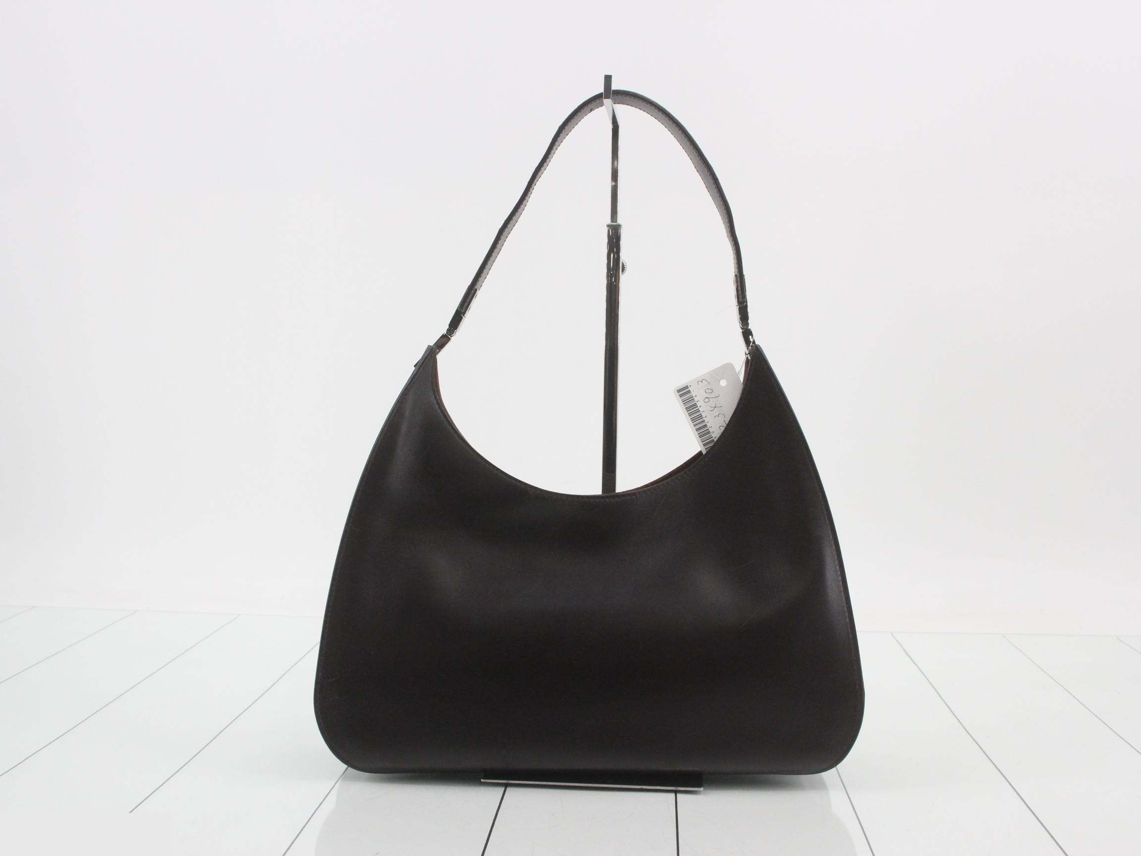 Leather one-shoulder bag — view 2