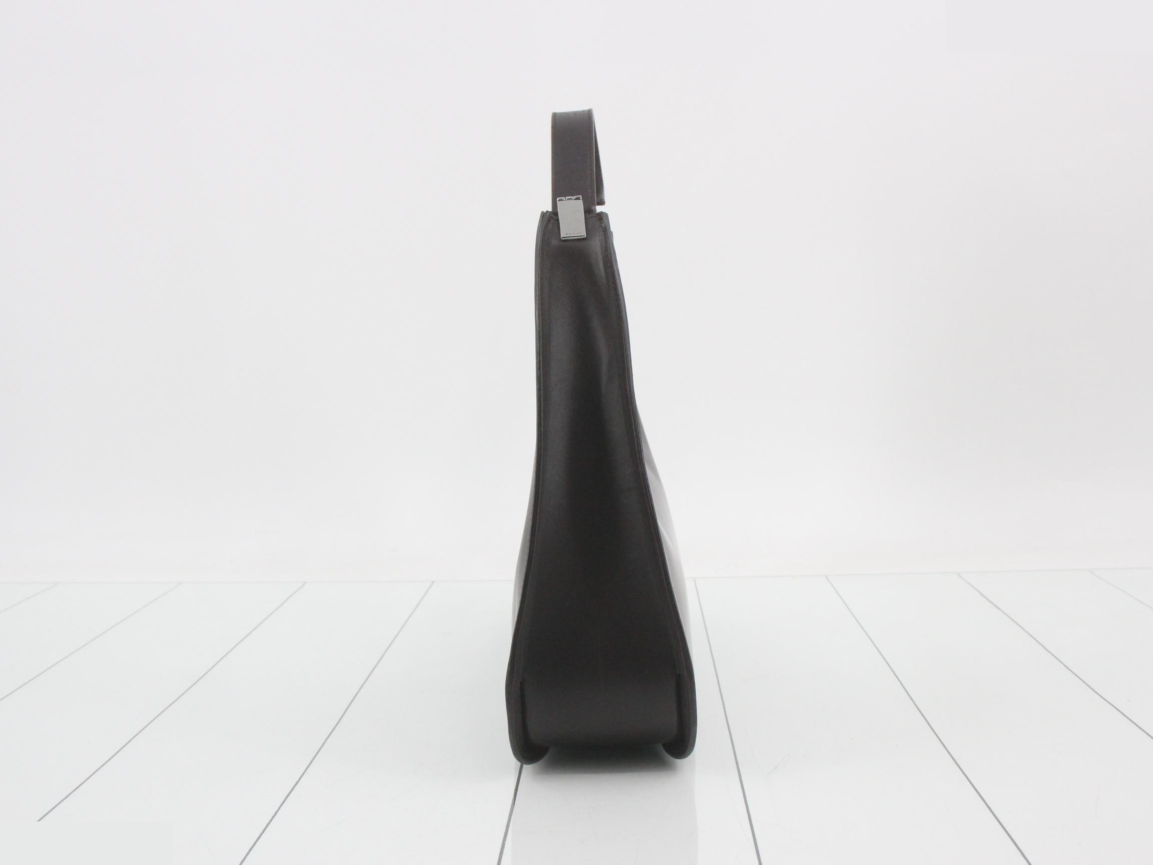 Leather one-shoulder bag — view 3