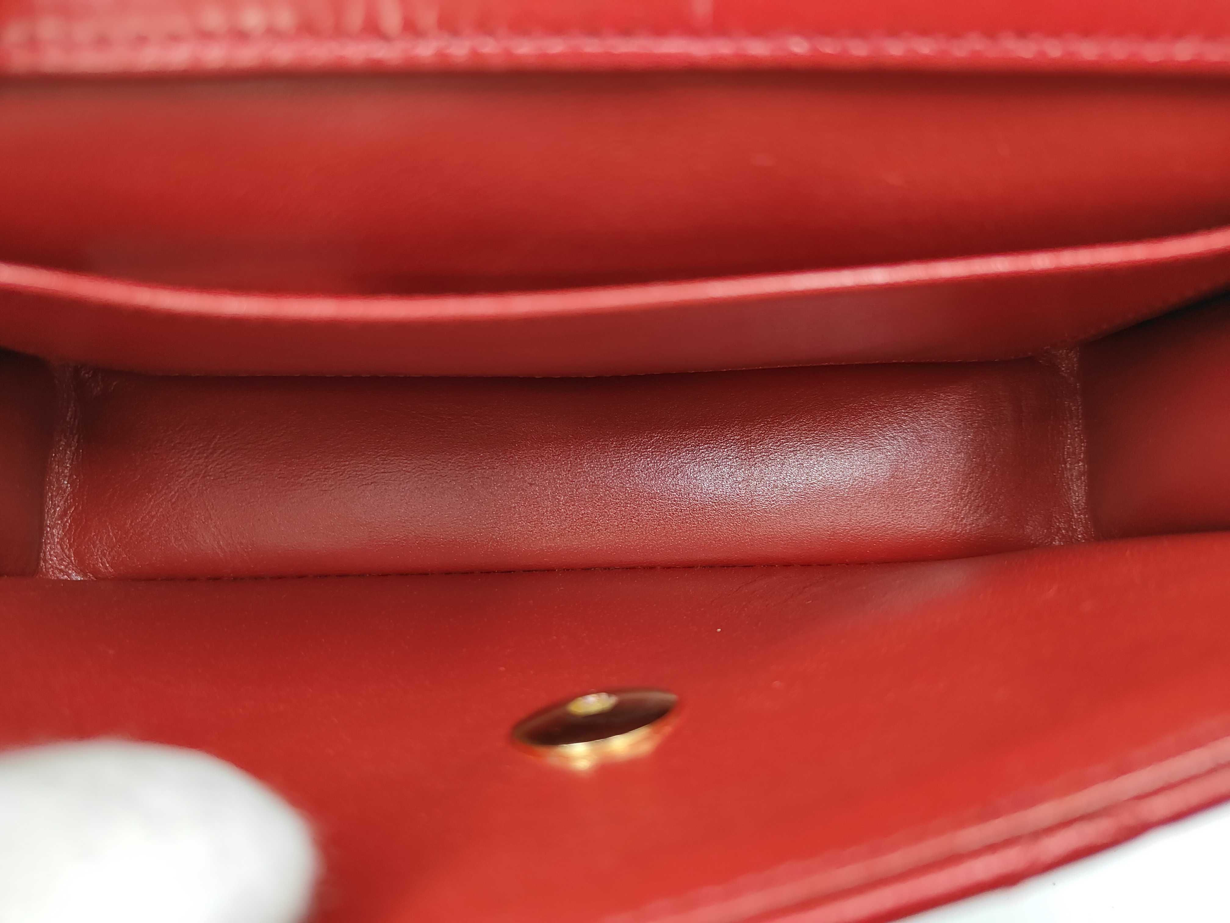 Mini Matelassé Red Shoulder Bag — view 9
