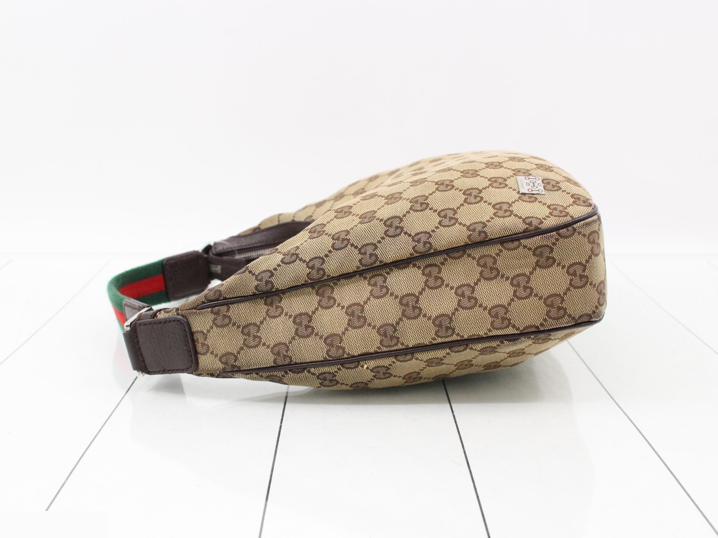 GG Canvas Sherry Line One-Shoulder Bag — view 4