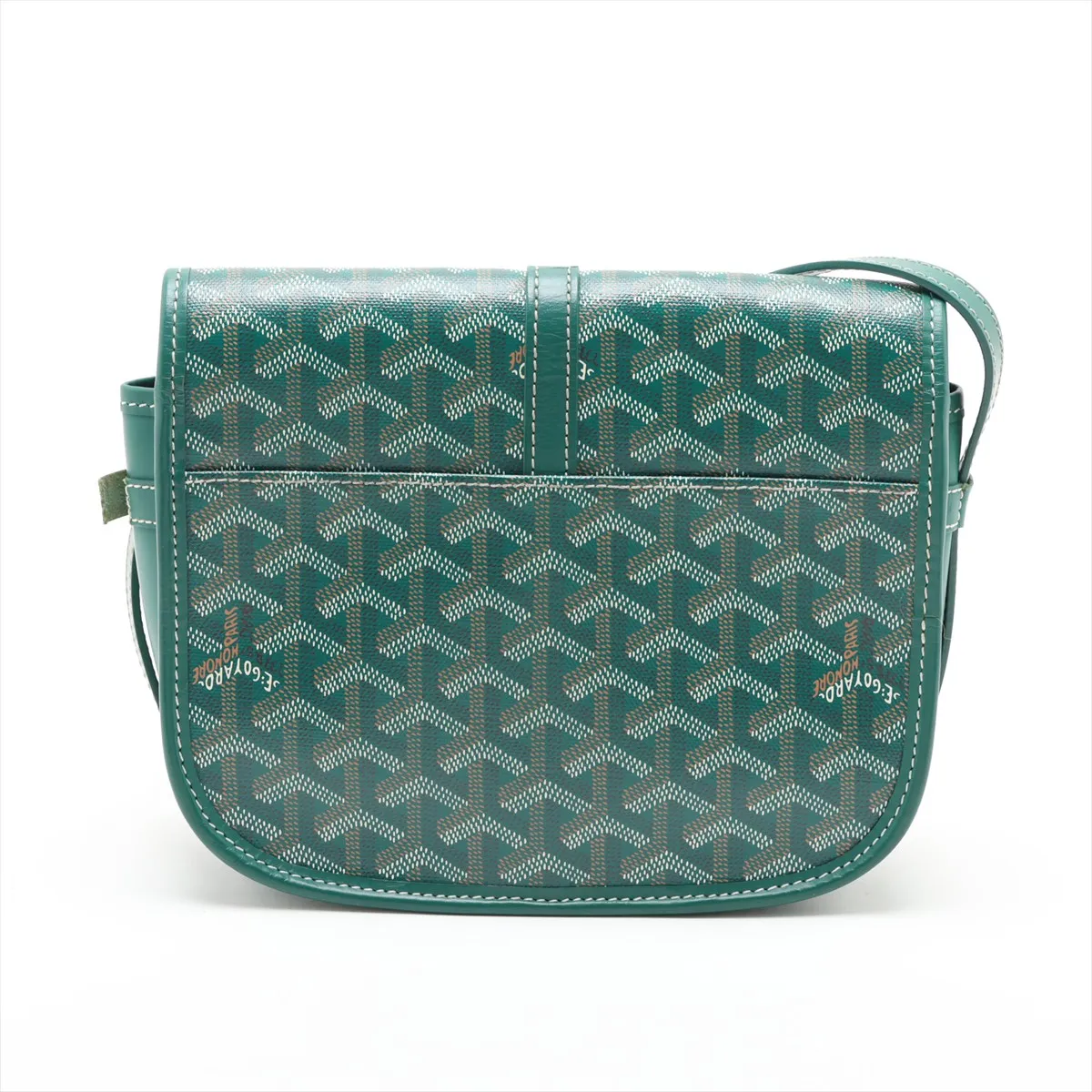 Belvedere PM PVC x Leather Shoulder Bag, Green — view 2