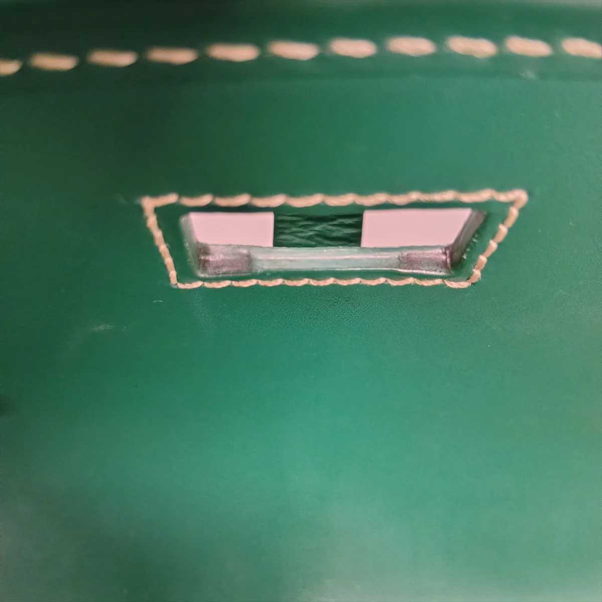 Belvedere PM PVC x Leather Shoulder Bag, Green — view 15