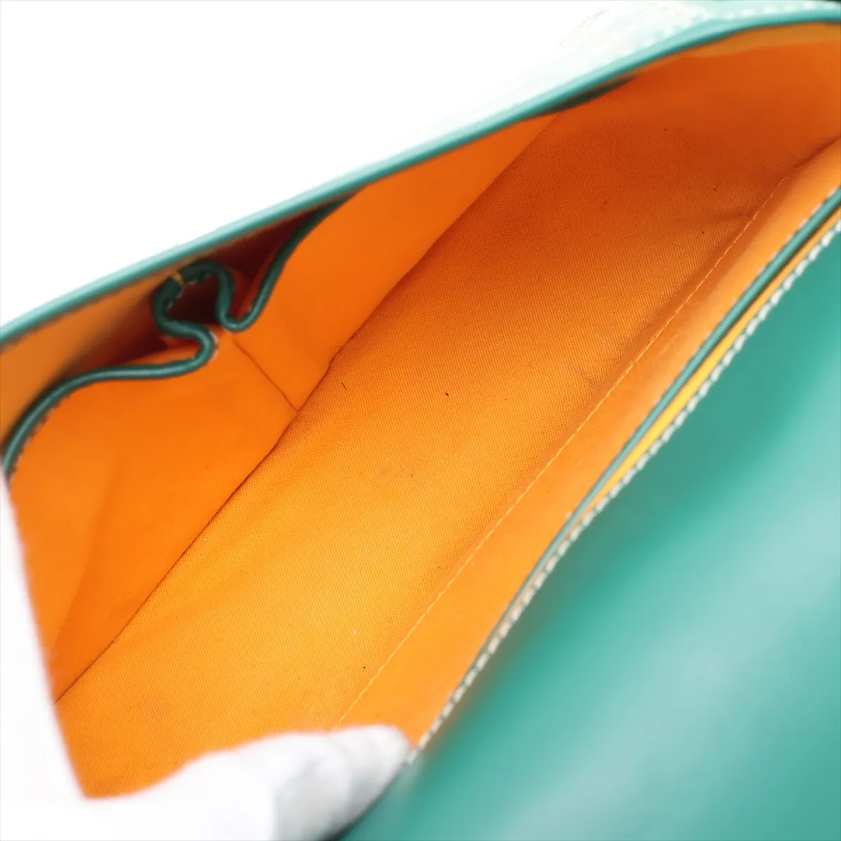 Belvedere PM PVC x Leather Shoulder Bag, Green — view 6