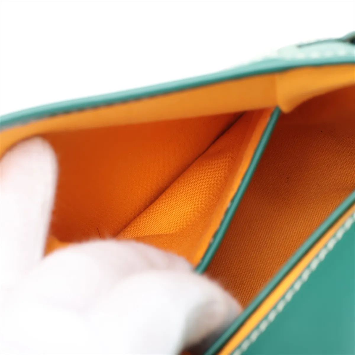 Belvedere PM PVC x Leather Shoulder Bag, Green — view 9