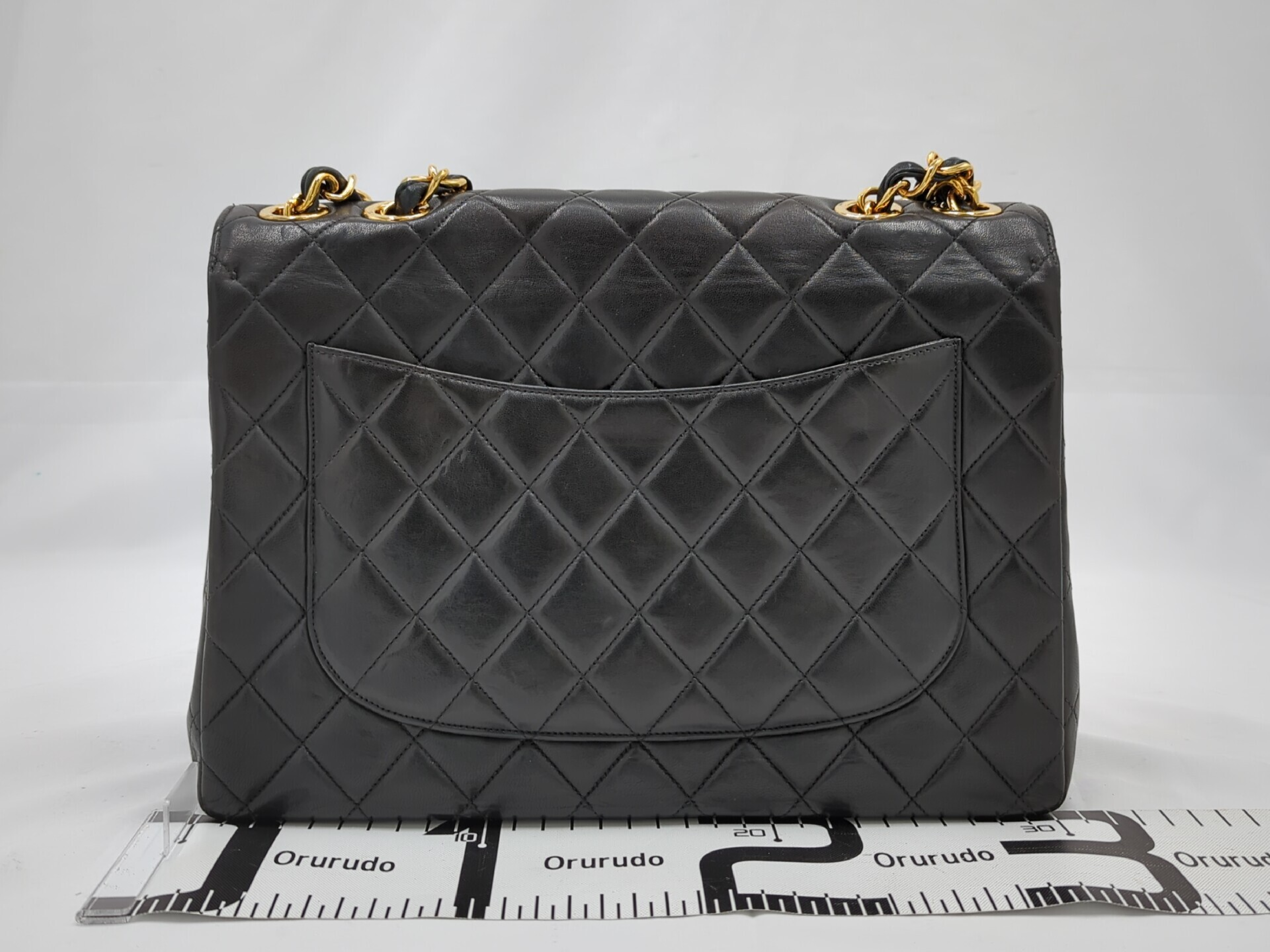 Lambskin Large Matelassé 30 Black with Gold Hardware, Series 4 Shoulder Bag — view 2
