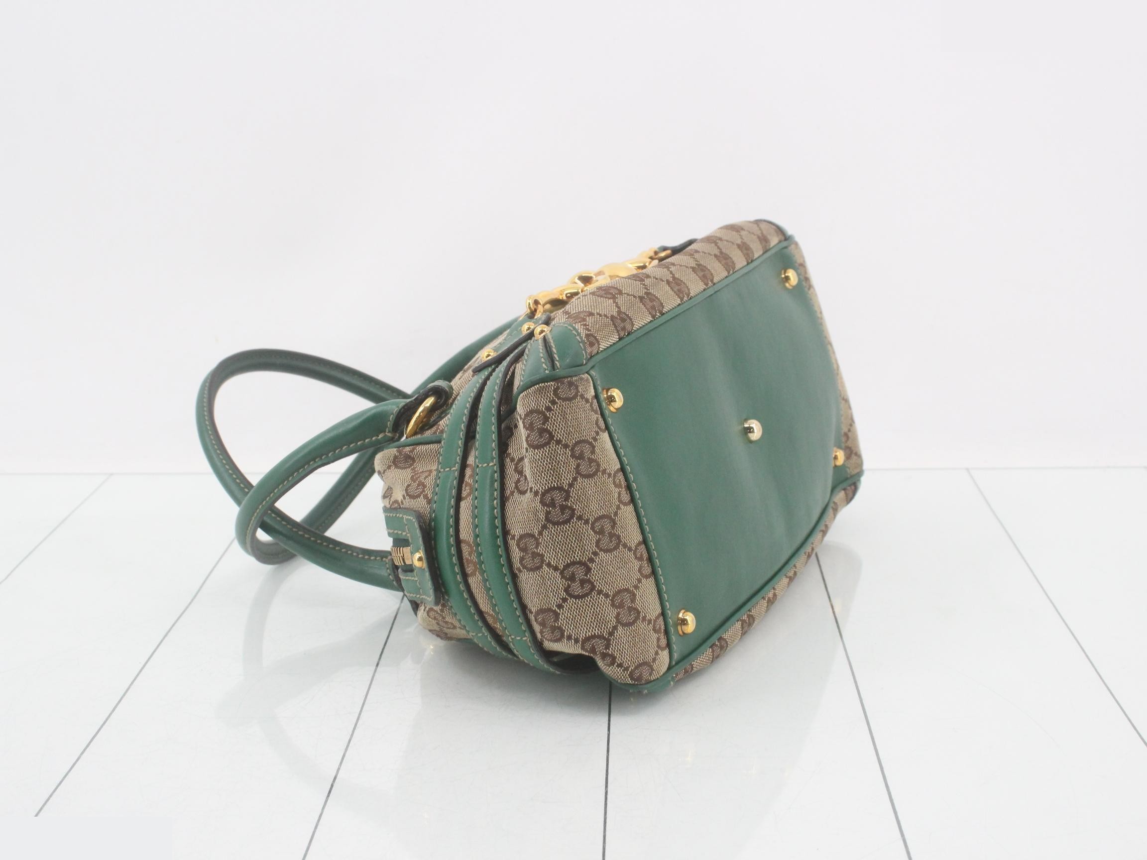 GG Canvas Bamboo Leather Semi-Shoulder Bag — view 5
