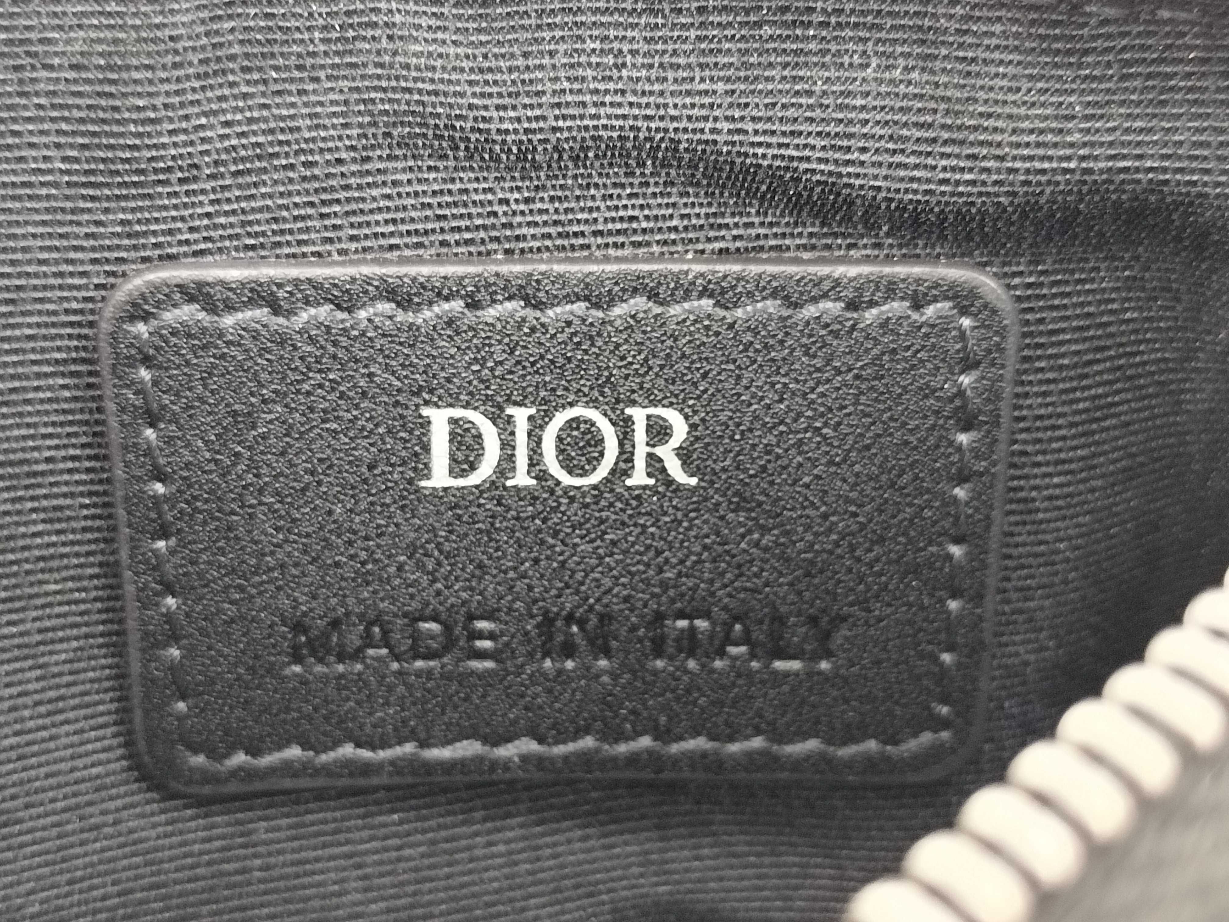 Trotter Dior Oblique Fragment Zip Pouch 12-BO-0271 Coin Case — view 11