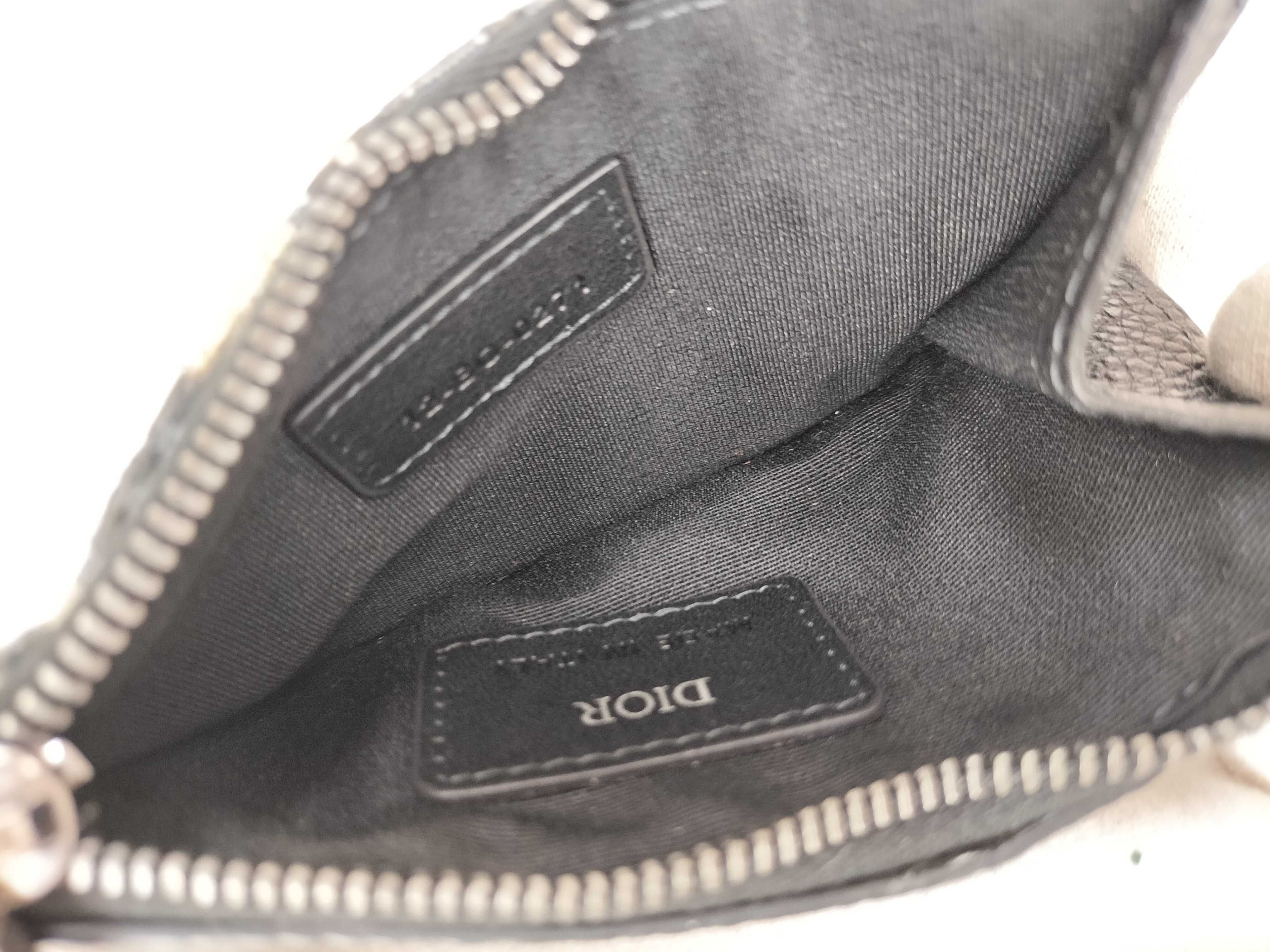 Trotter Dior Oblique Fragment Zip Pouch 12-BO-0271 Coin Case — view 10