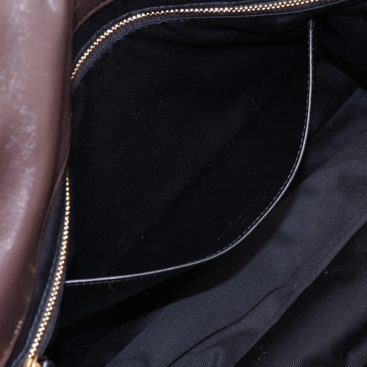 Jamie Leather Chain Shoulder Bag, Brown, 805859 — view 9