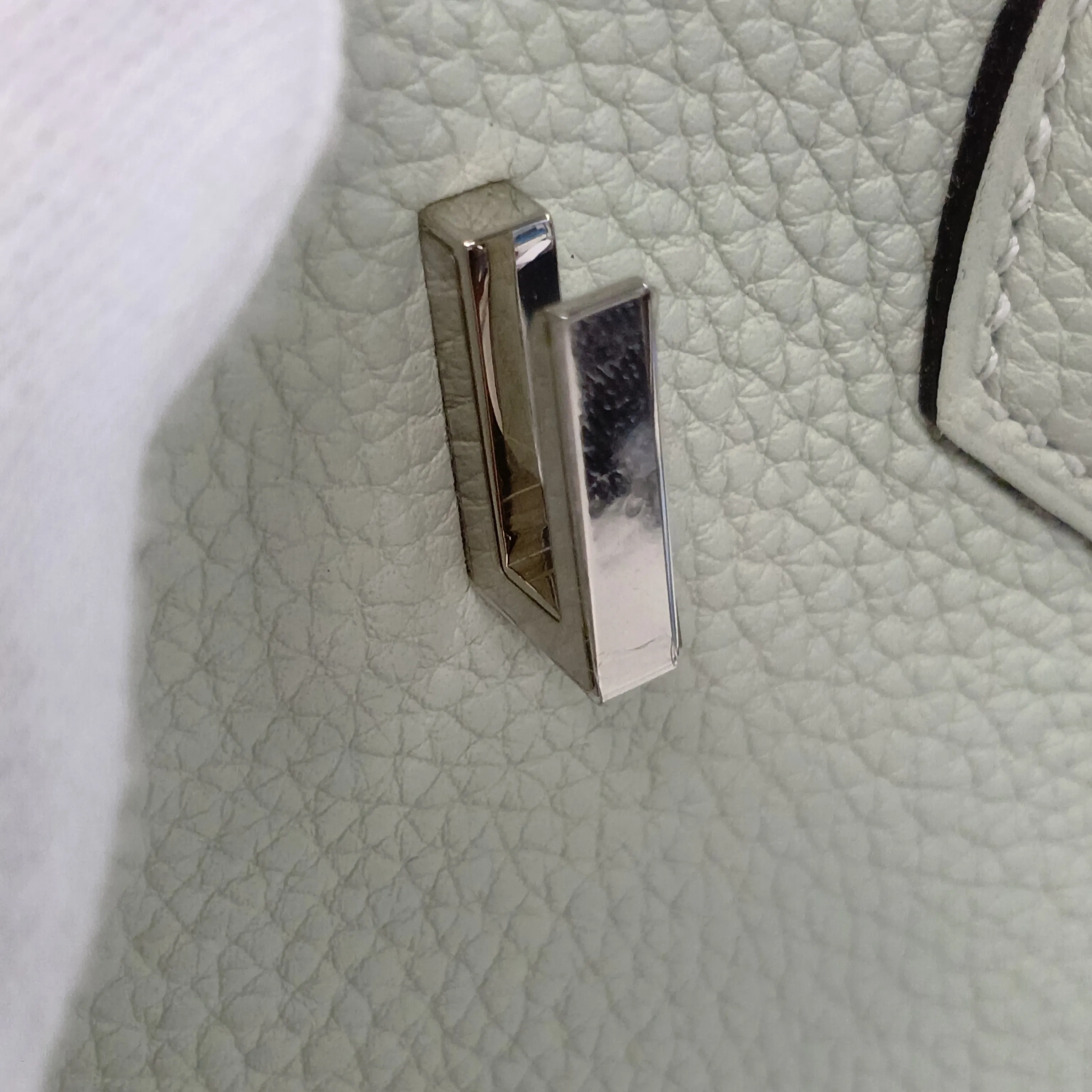 [Individually packaged] Hermes Birkin 25 Retourne Togo Grisneve Silver Hardware B: 2023 — view 13