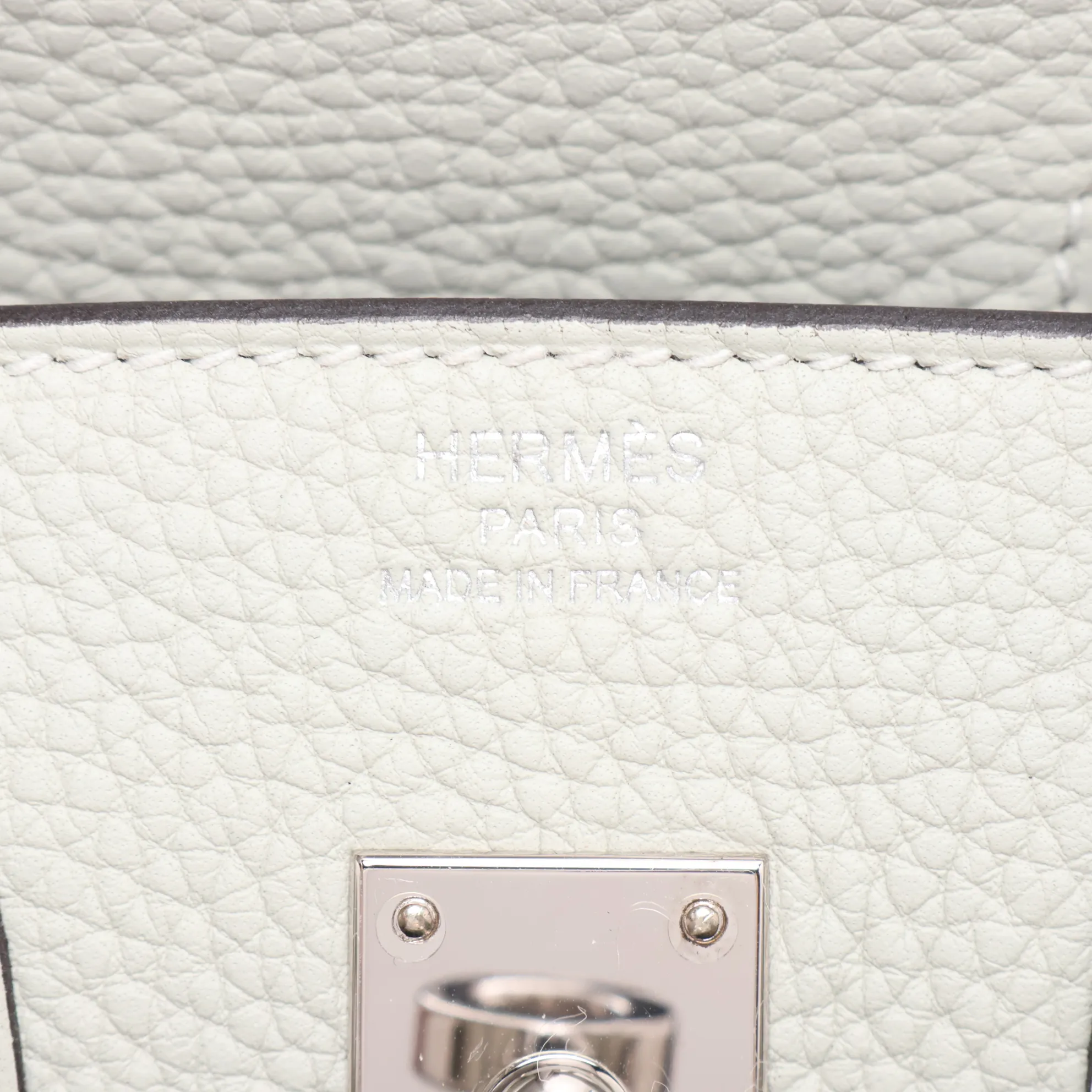 [Individually packaged] Hermes Birkin 25 Retourne Togo Grisneve Silver Hardware B: 2023 — view 10
