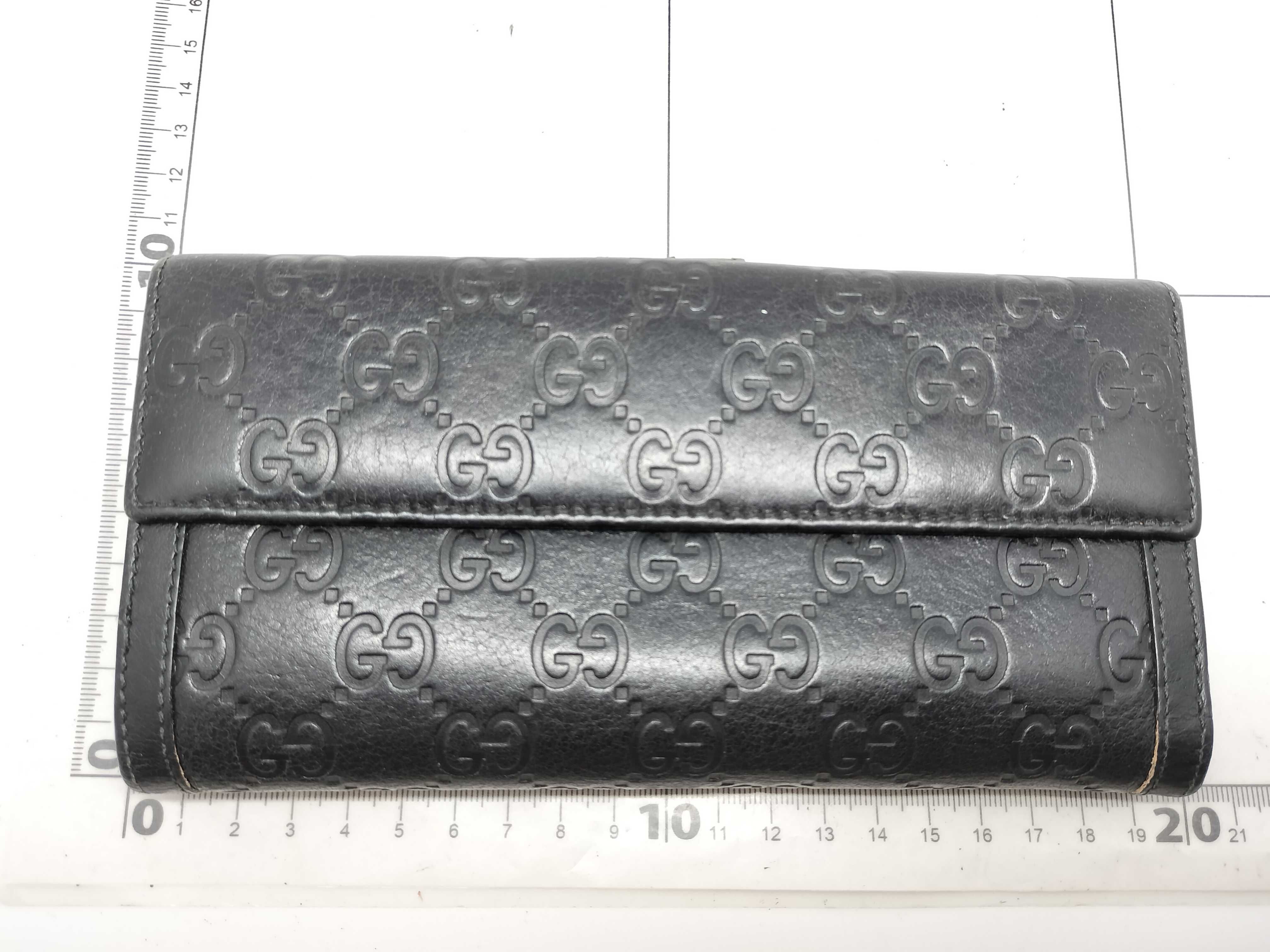 Guccissima Leather Double Snap Long Wallet — view 2